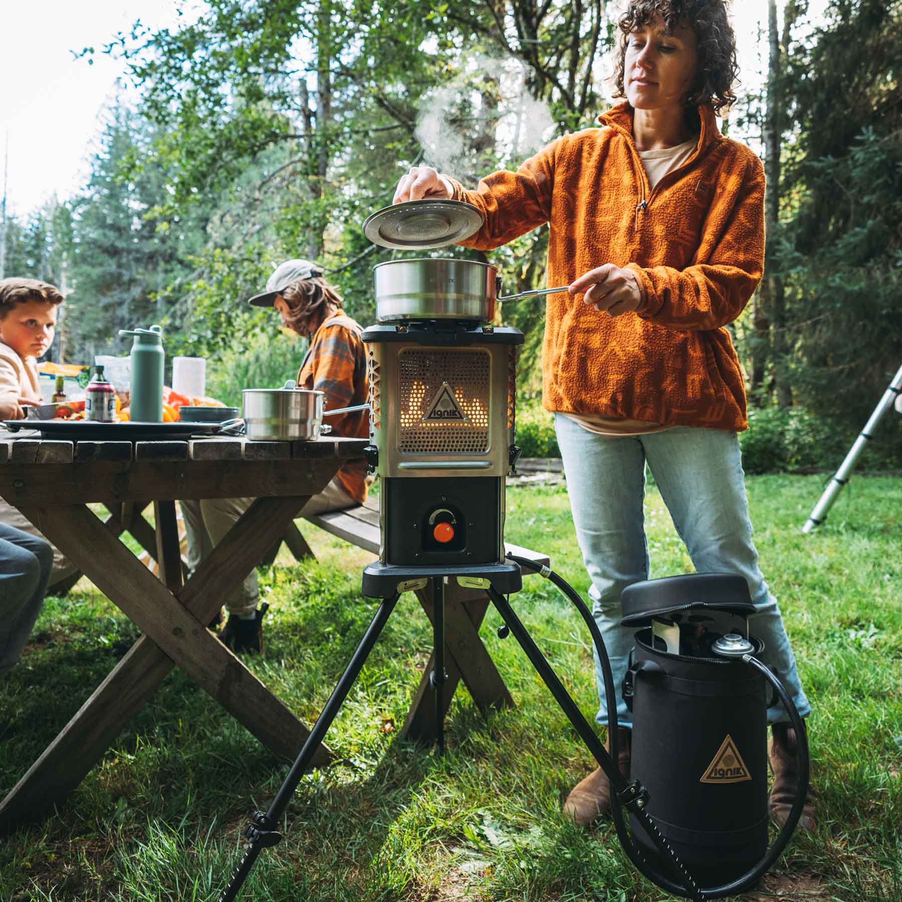 IGNIK SKULLET DELUXE PORTABLE PATIO HEATER & COOKTOP