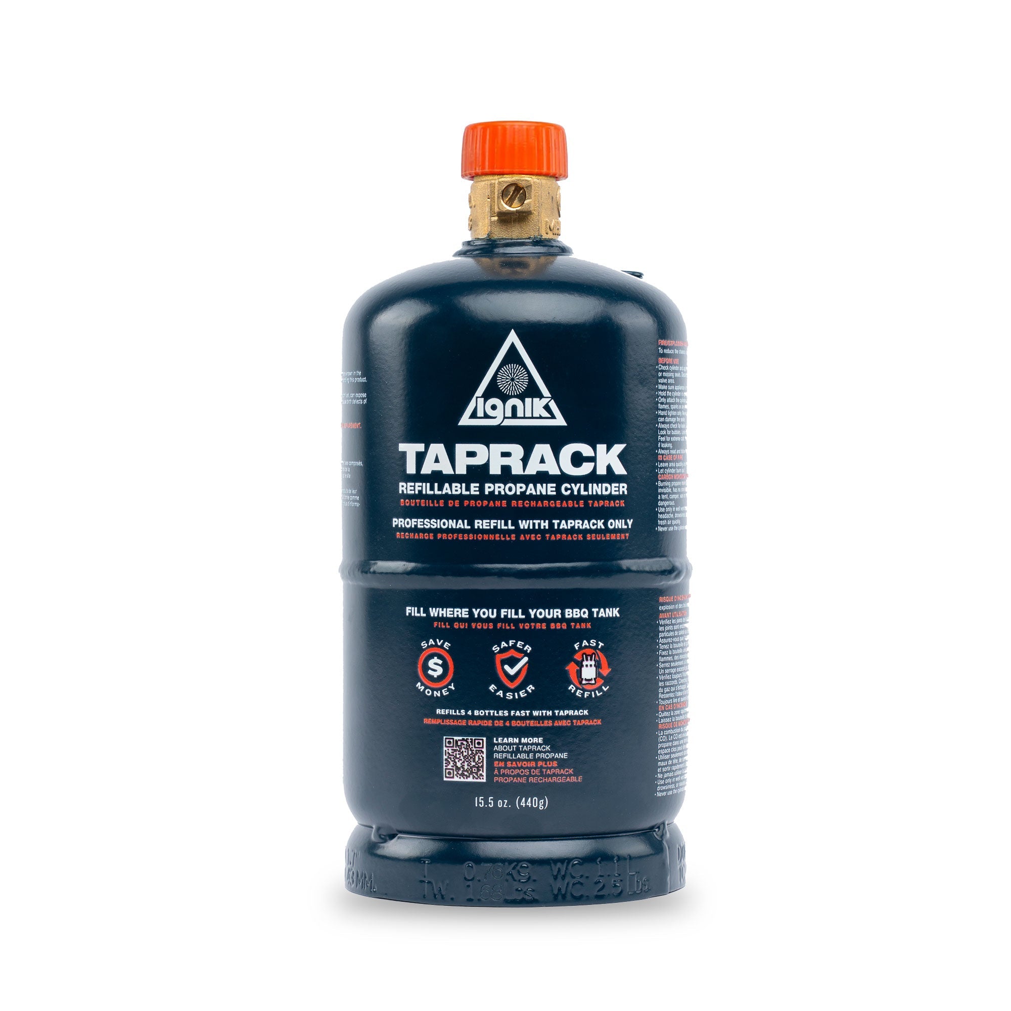 IGNIK® TAPRACK™ REFILLABLE PROPANE SYSTEM KIT