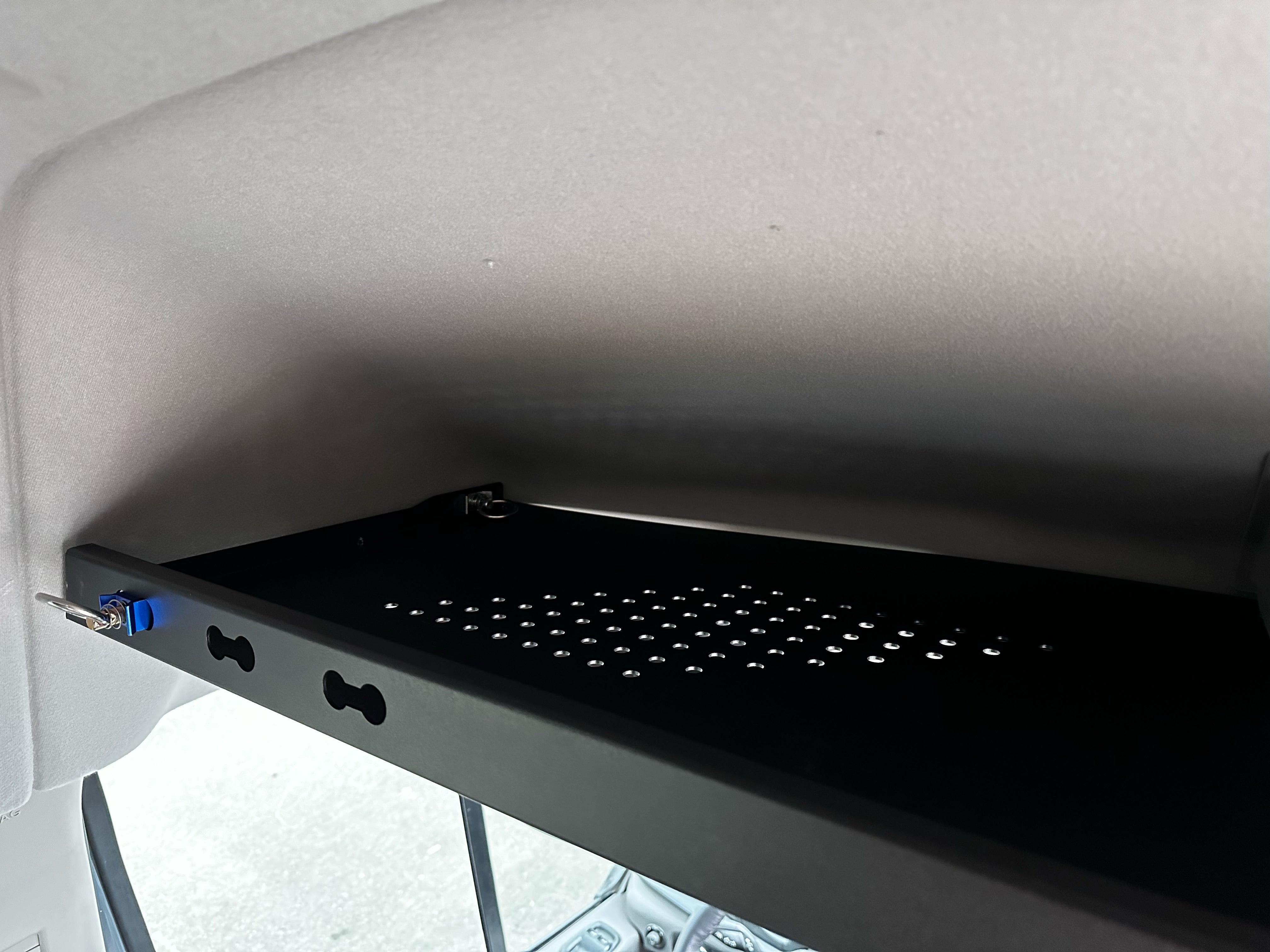 WHITE TOP ADVENTURES TRANSIT OVERHEAD HEADLINER STORAGE SHELF V3.0 (2014-2024)