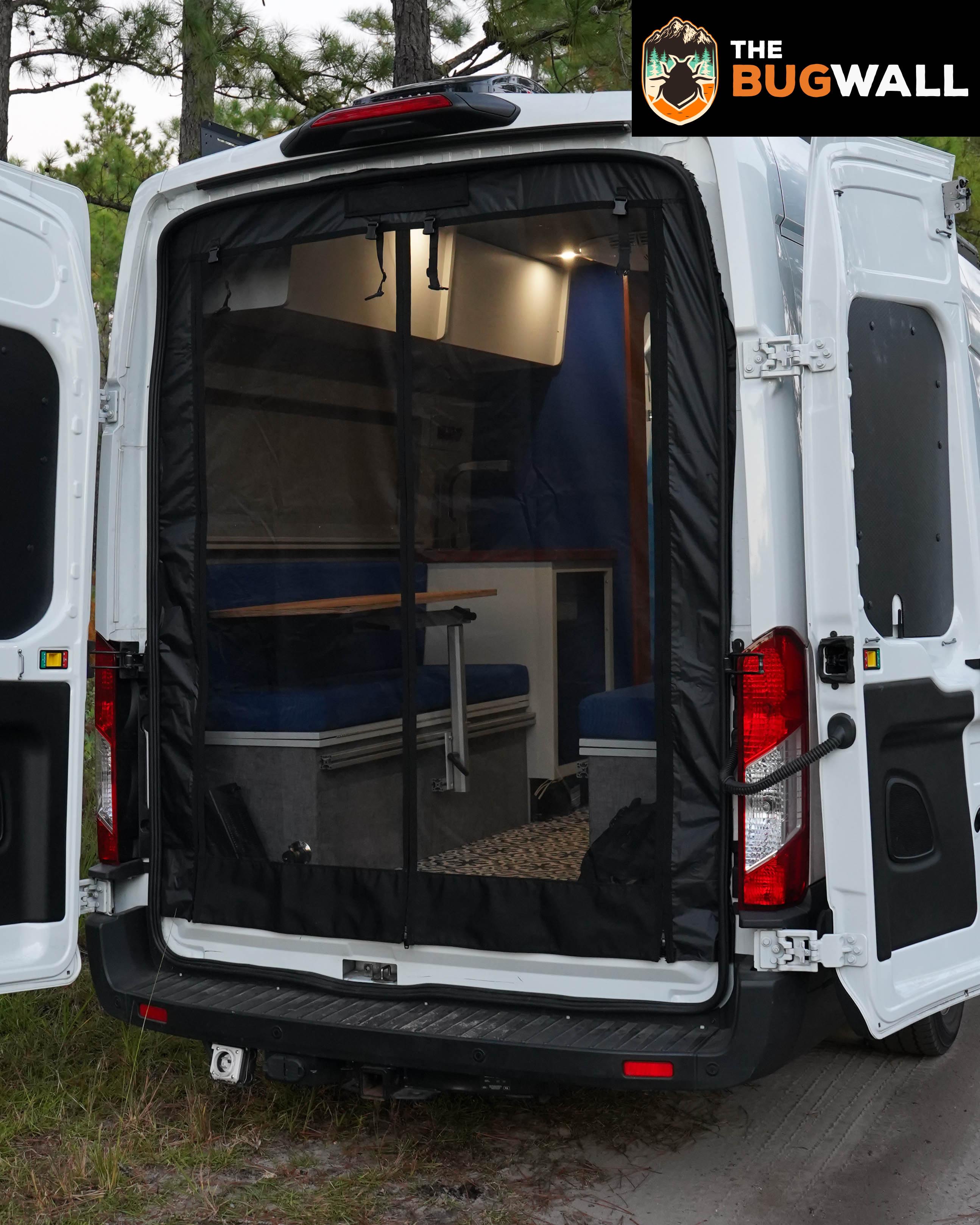 The Bug Wall Transit Rear Door Screen - V2 Bug Protection