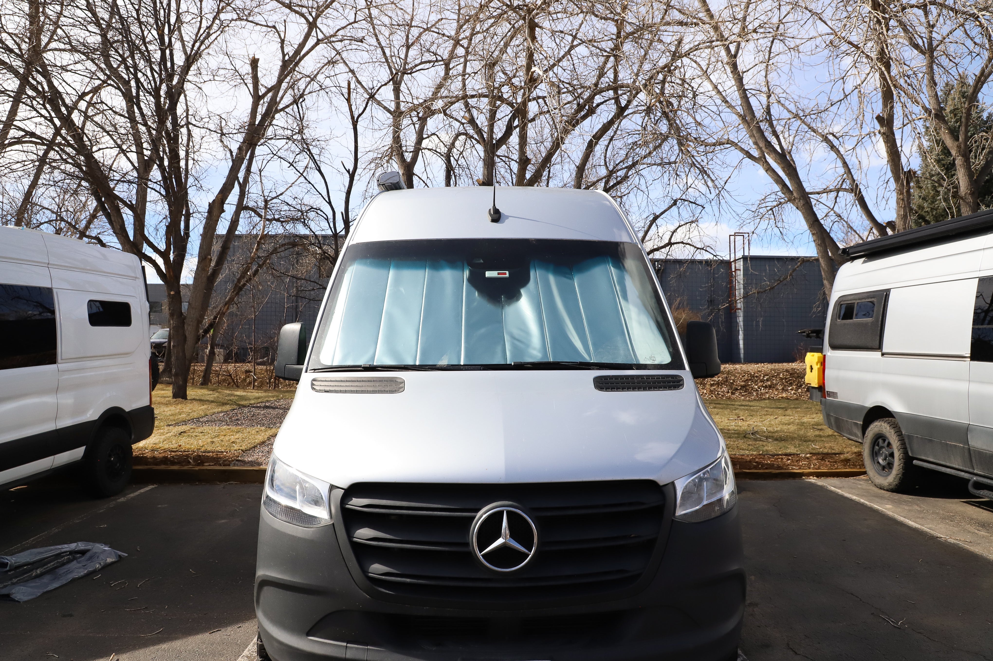 VanEssential Mercedes Sprinter Reflective Front Windshield Cover - Thermal Privacy