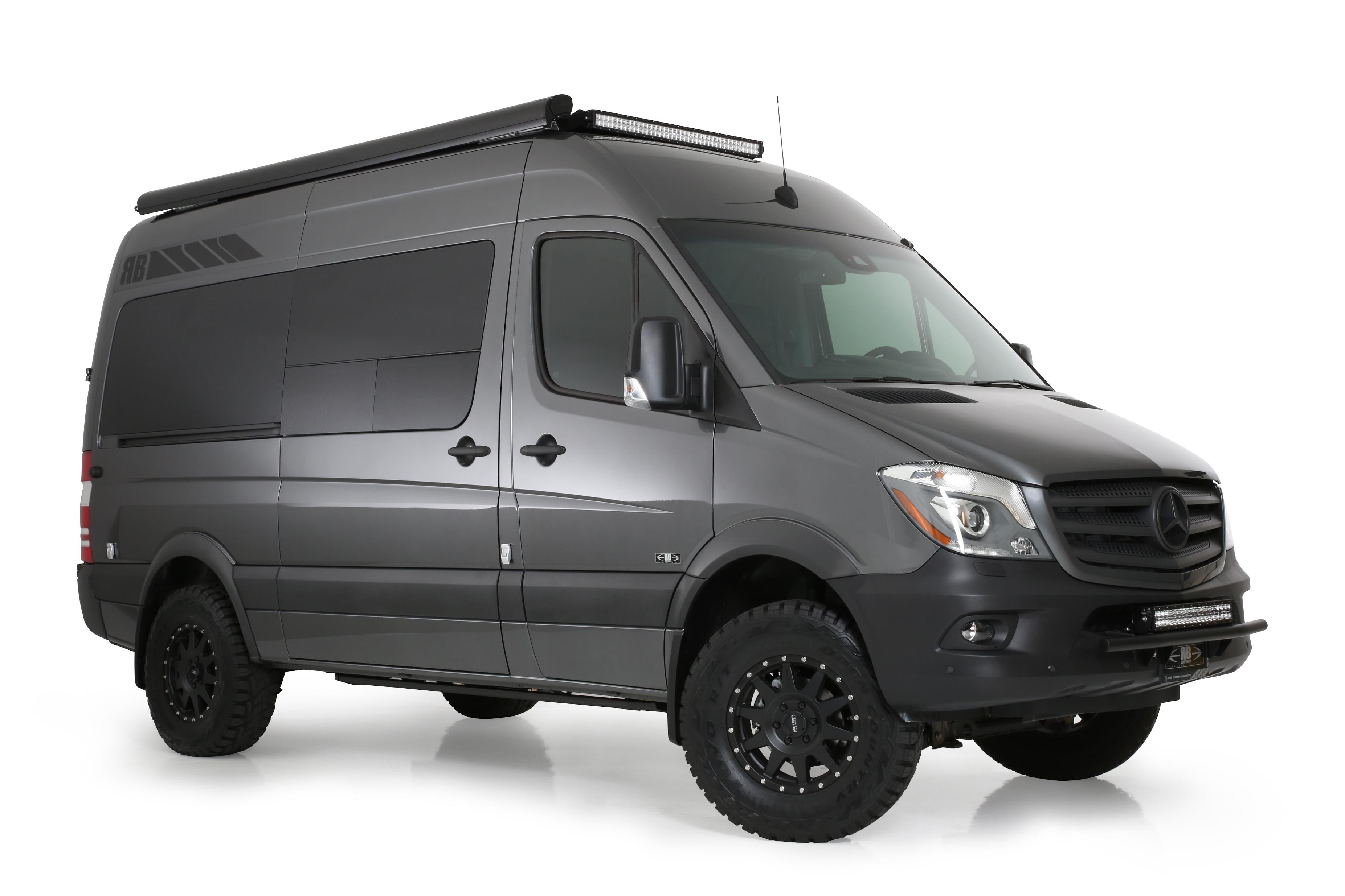 RB Components Sprinter Light Bar Solar Mount Kit - High Roof