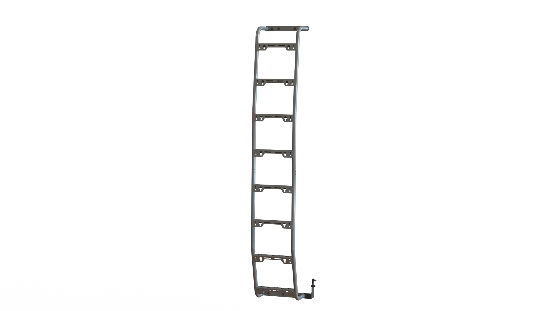 Unaka Gear Co. Ford Transit Side Mount Ladder - Medium Roof - Exterior Roof Access