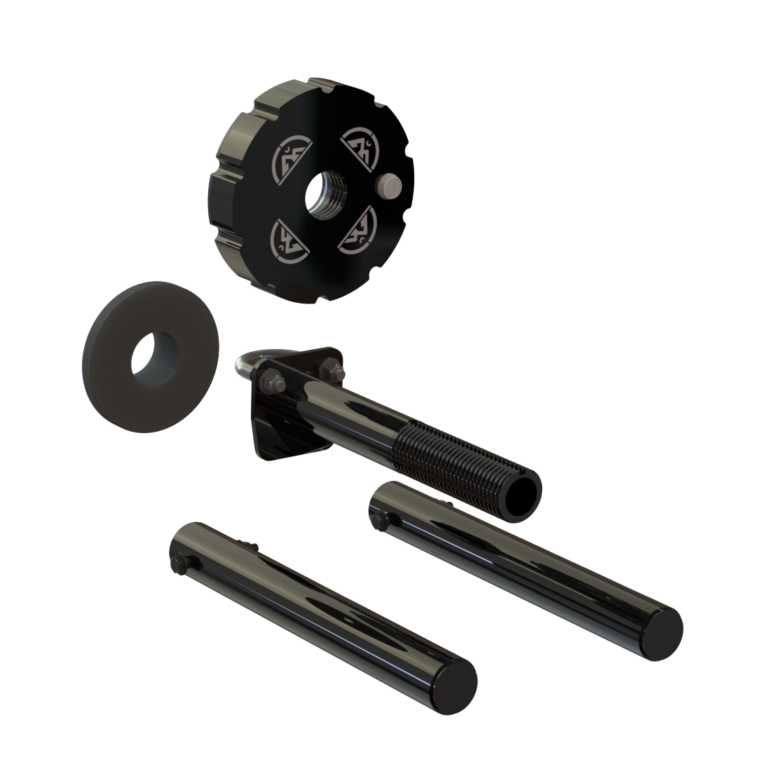Unaka Gear Co. Rear Ladder System - Tire Carrier - Exterior Roof Access