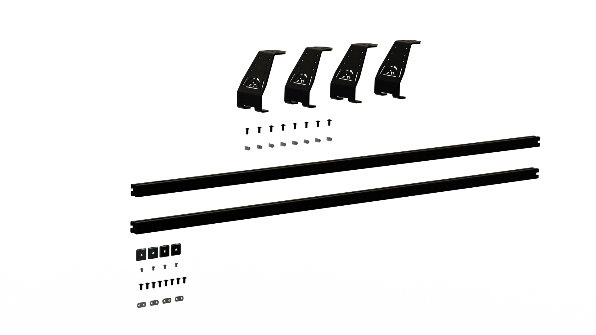 Unaka Gear Co. High Bar CrossBar Kit - Exterior Crossbar Hardware