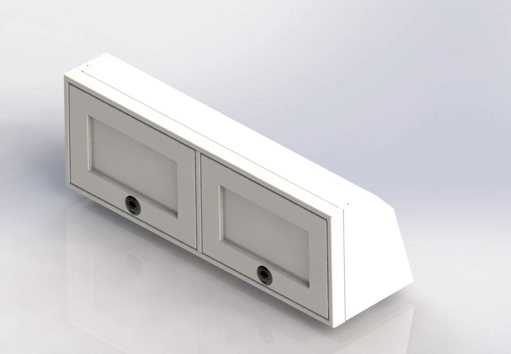 42" Upper Cabinet - Angled