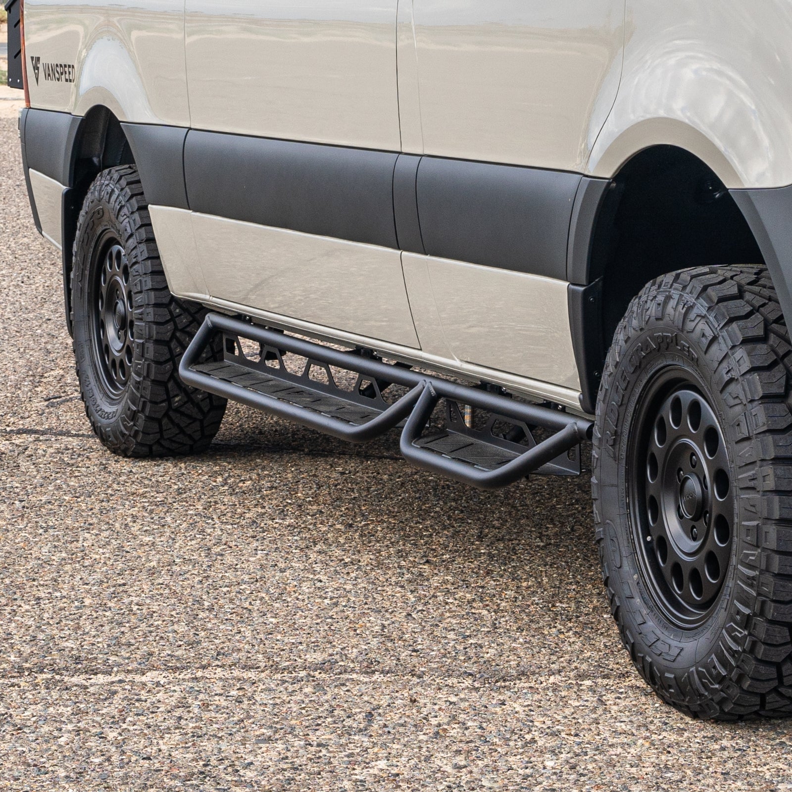 VANSPEED SIDE STEPS & HIGH-TRACTION RUNNING BOARDS