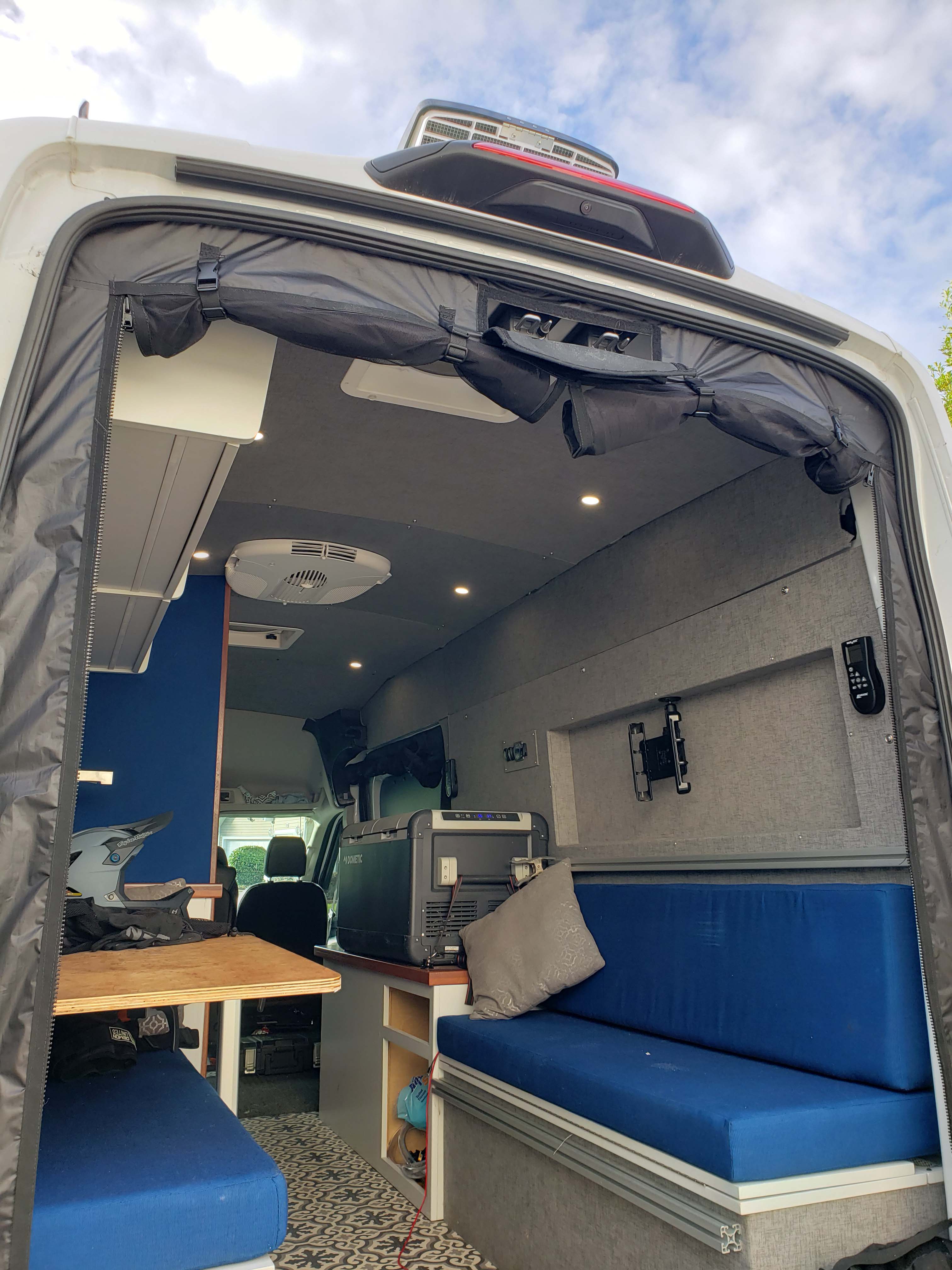 The Bug Wall Transit Rear Door Screen - V2 Bug Protection