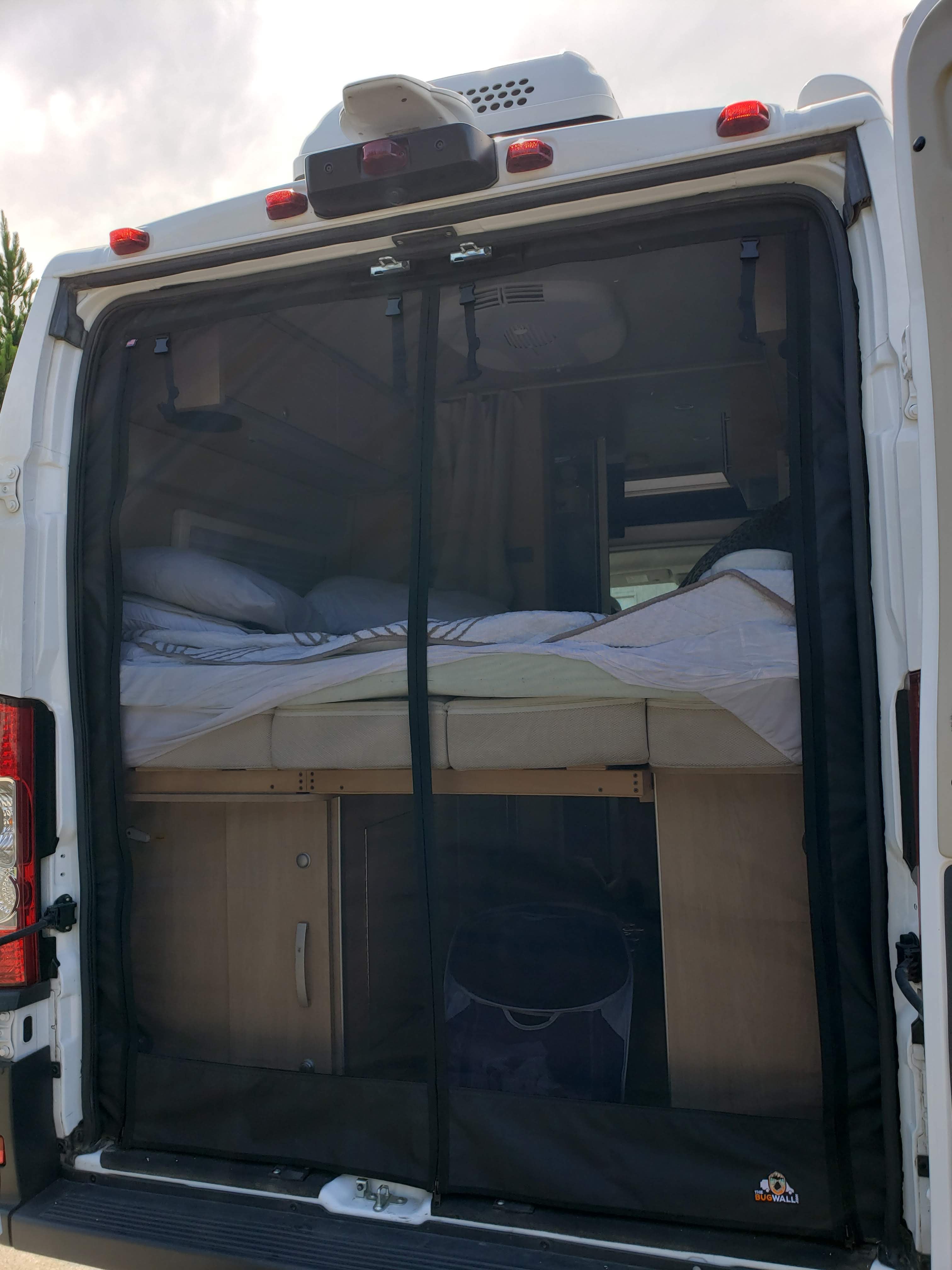 The Bug Wall ProMaster Rear Door Screen - V2 Bug Protection