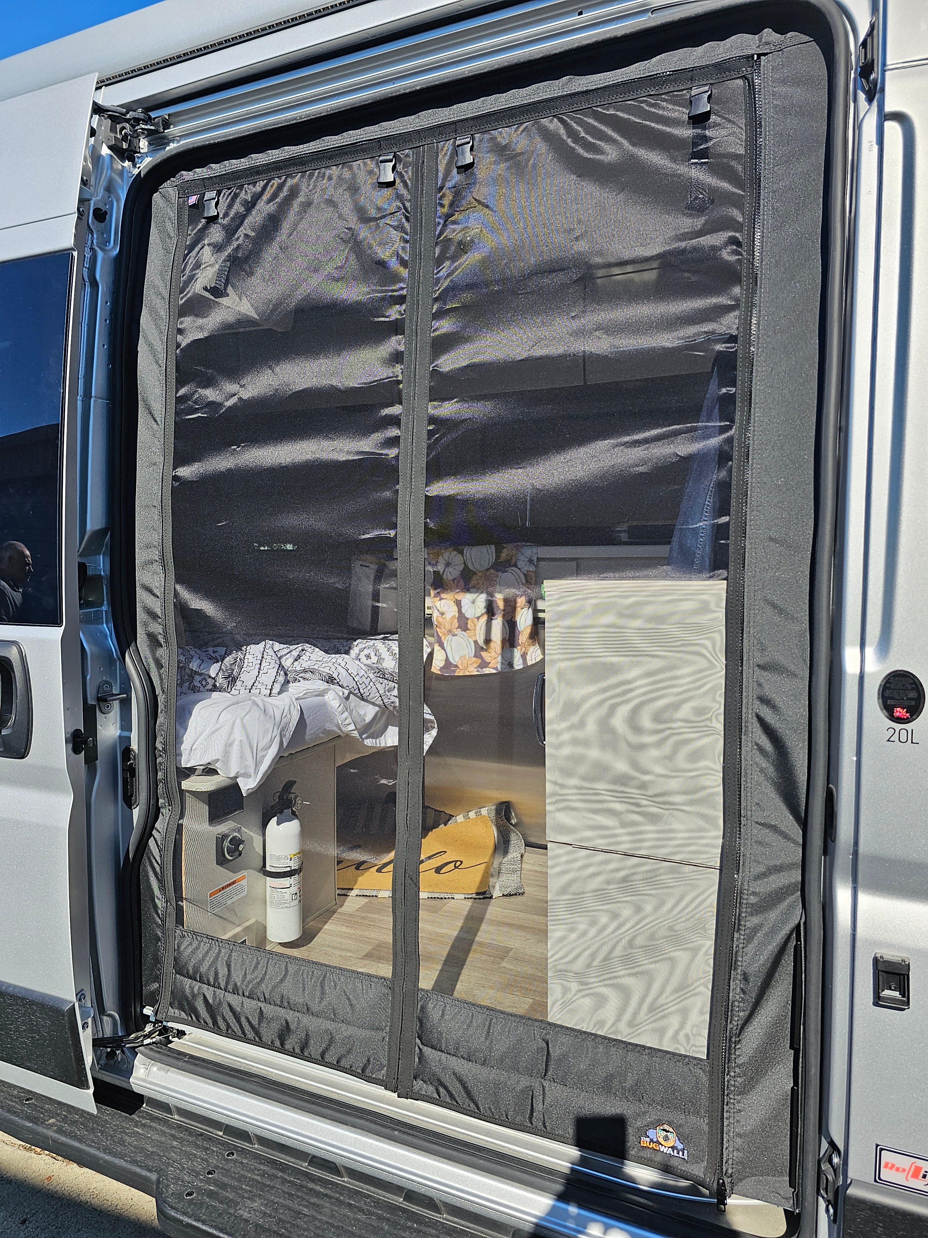 The Bug Wall ProMaster Sliding Door Screen - Custom Entry