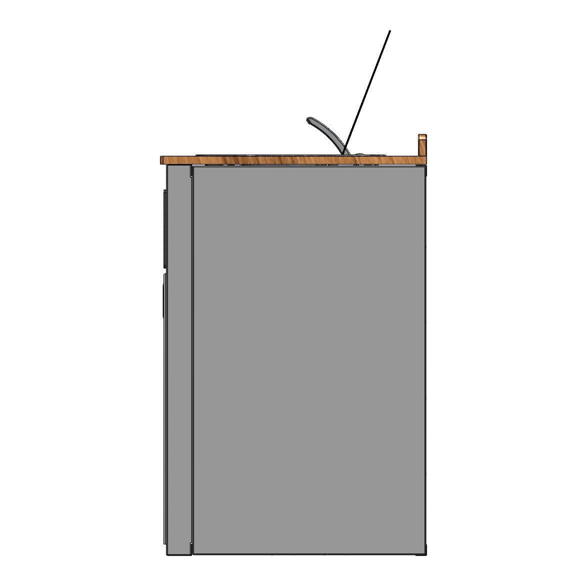 RB Components 24-Inch Isotherm 85 Fridge Cabinet - Compact Base