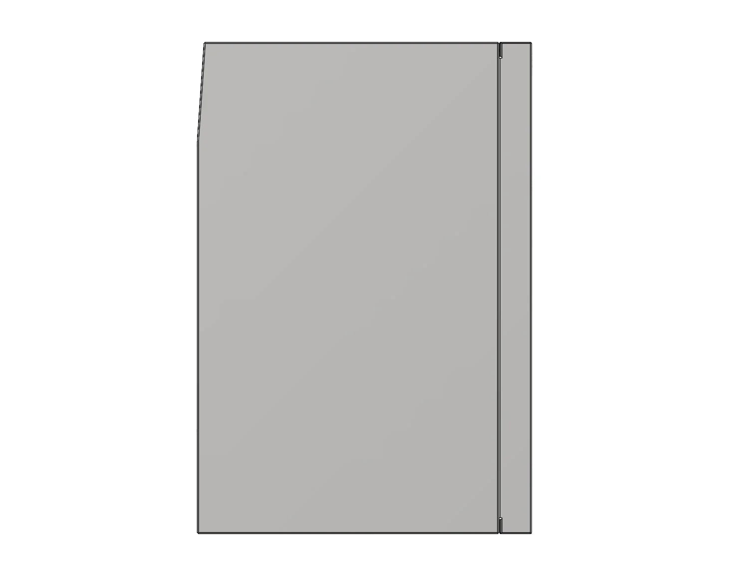 RB Components 24-Inch Norcold Fridge Cabinet - Compact Base