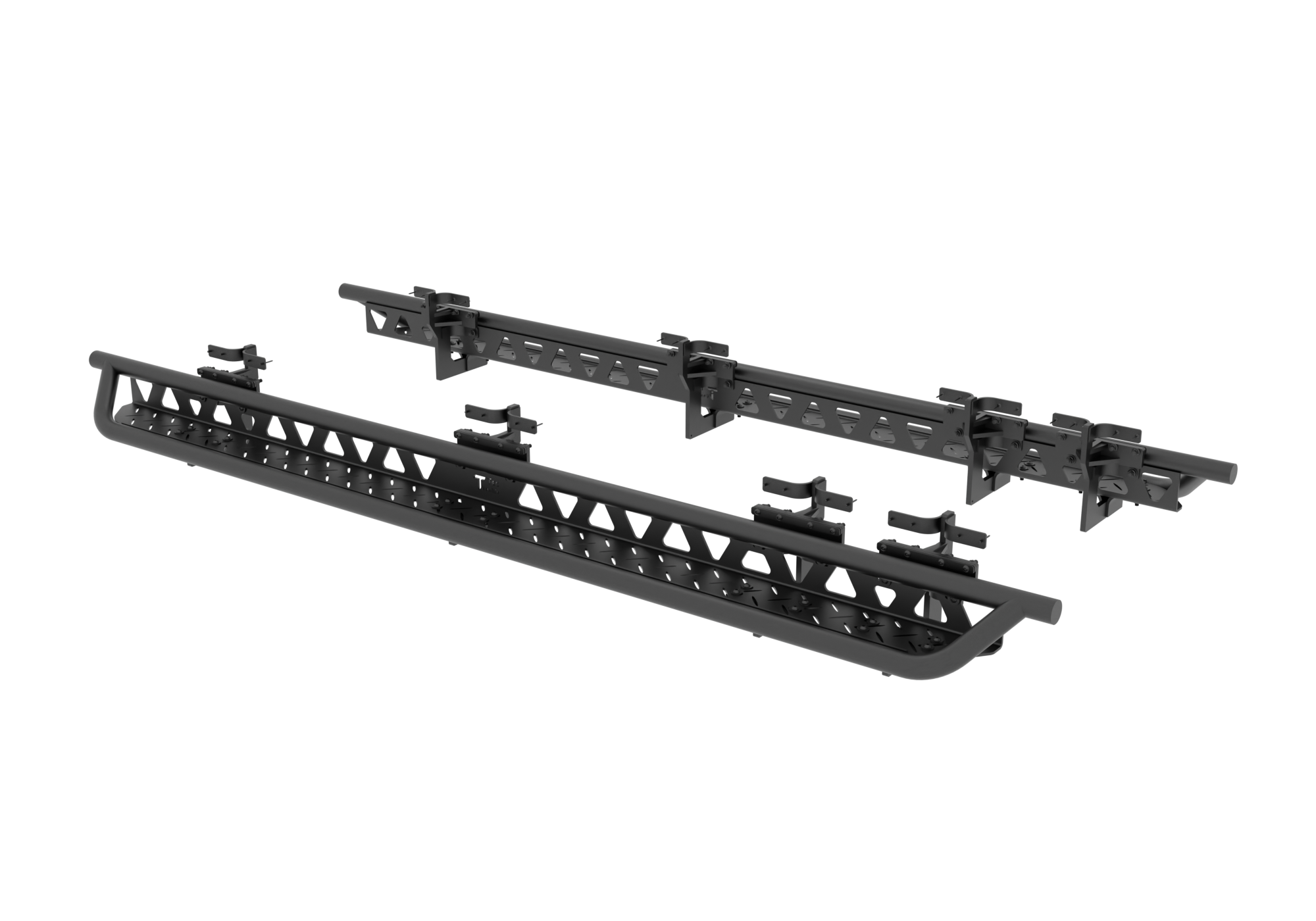 Tec Vanlife Sprinter Full-Length Running Boards - Continuous Step