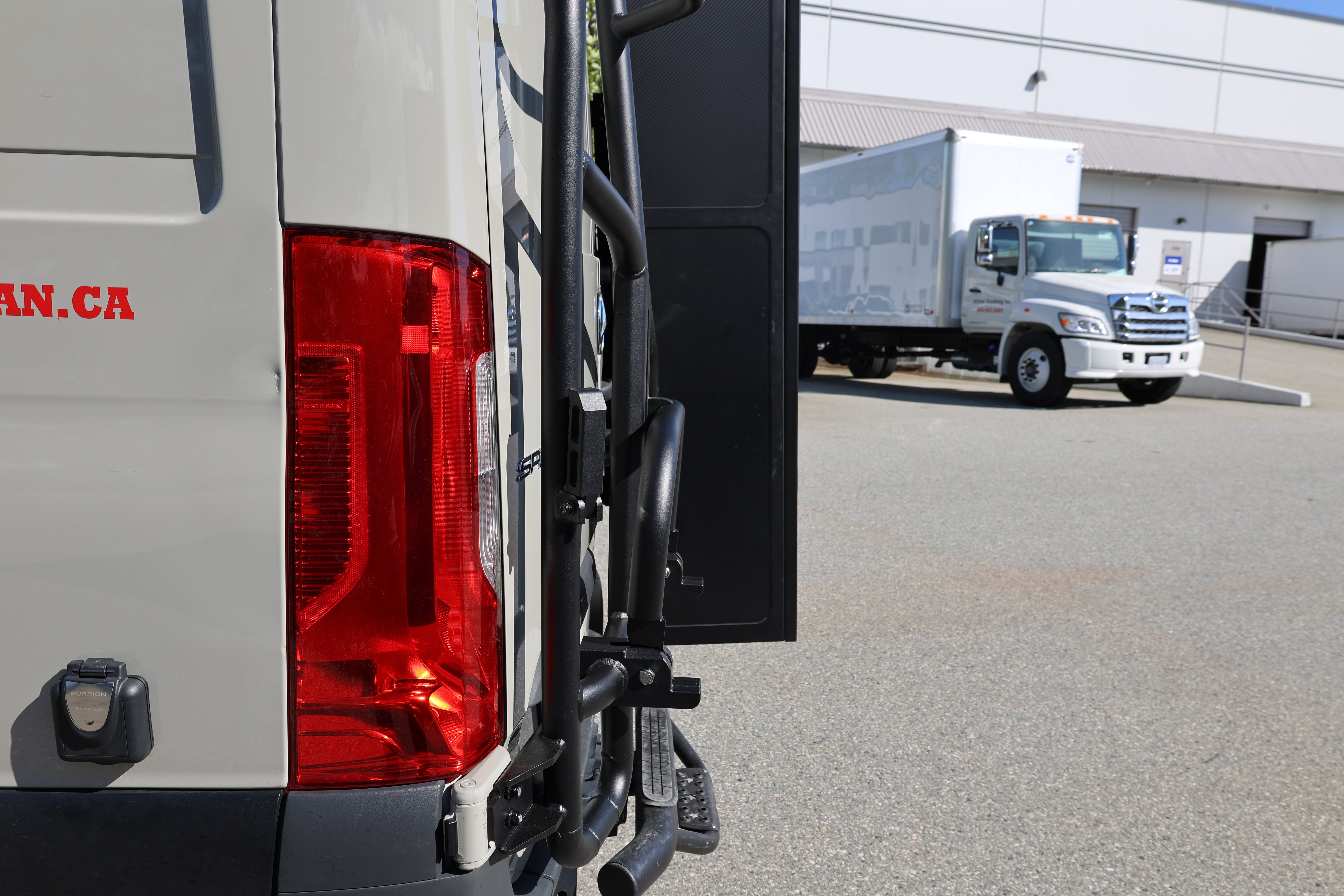 Tec Vanlife 2019+ Sprinter Tire Ladder - Two-in-One Access