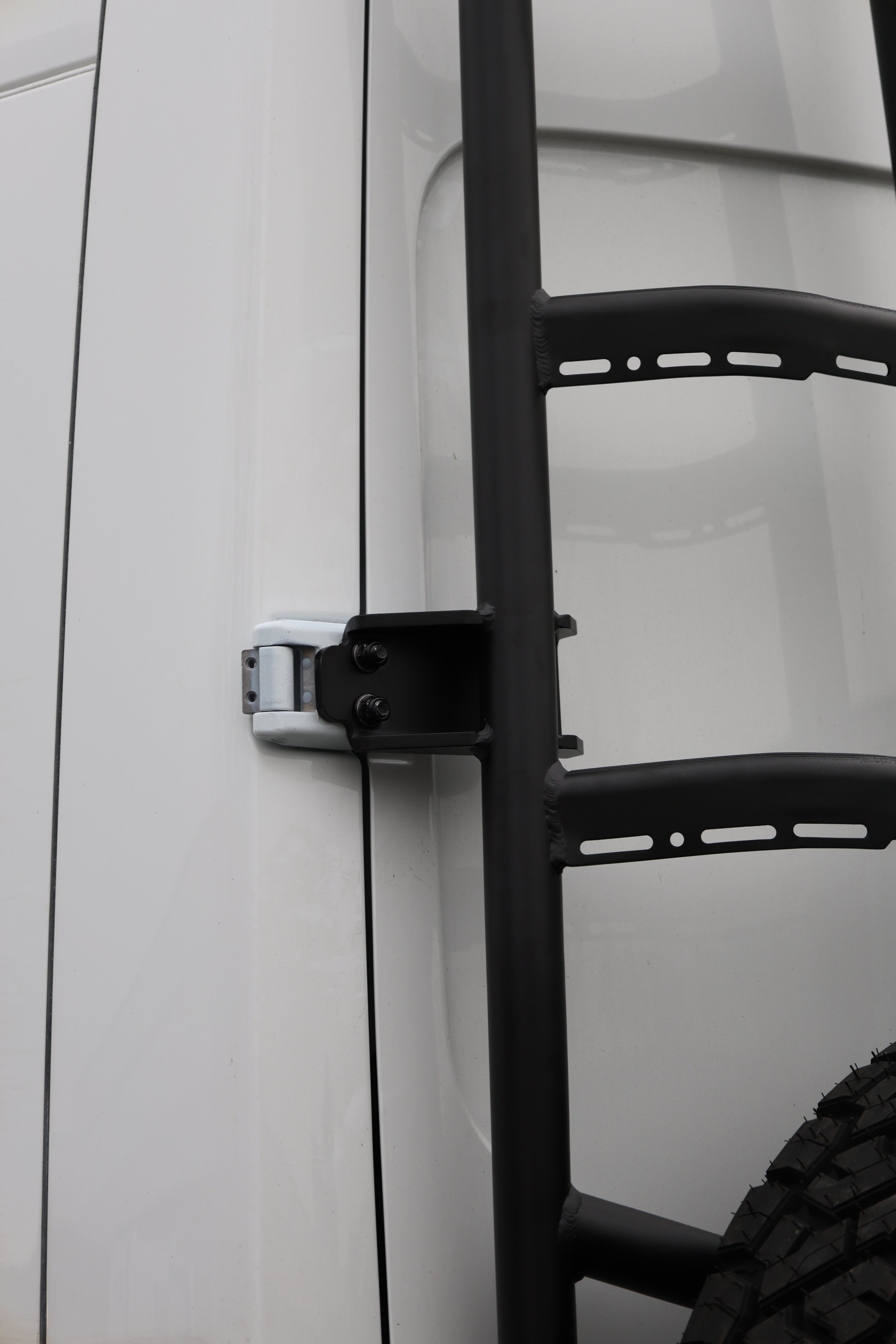 Tec Vanlife 2019+ Sprinter Tire Ladder - Two-in-One Access