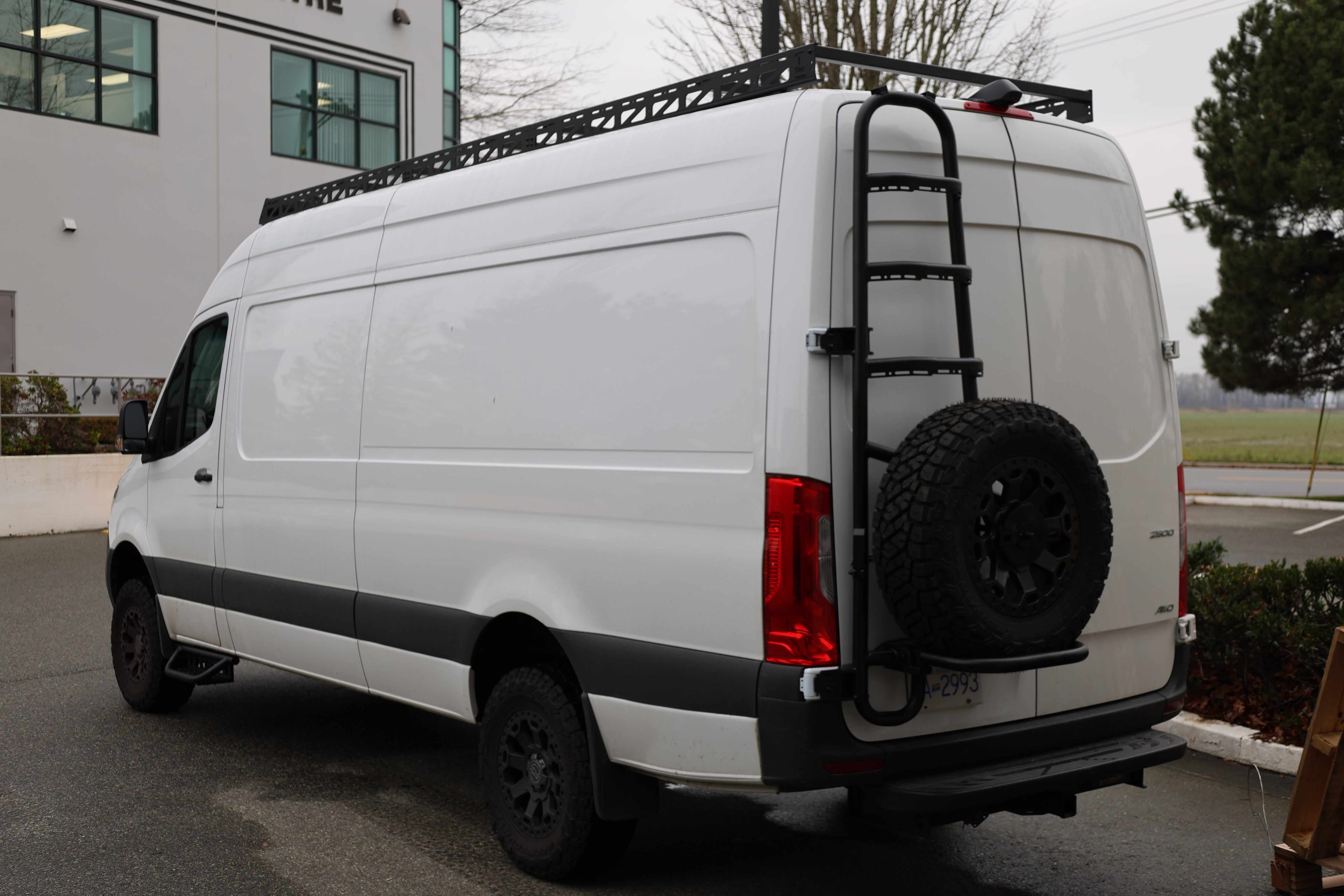 Tec Vanlife 2019+ Sprinter Tire Ladder - Two-in-One Access