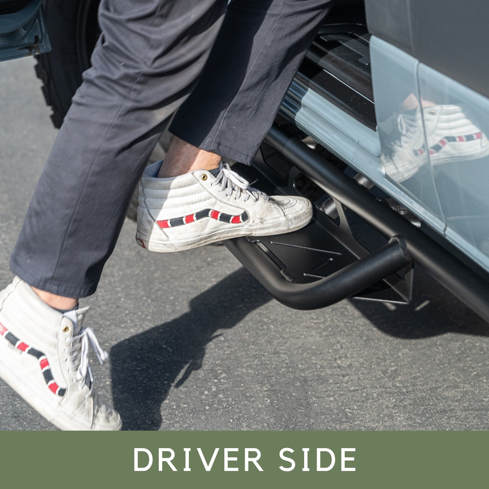 VANSPEED SIDE STEPS & HIGH-TRACTION RUNNING BOARDS