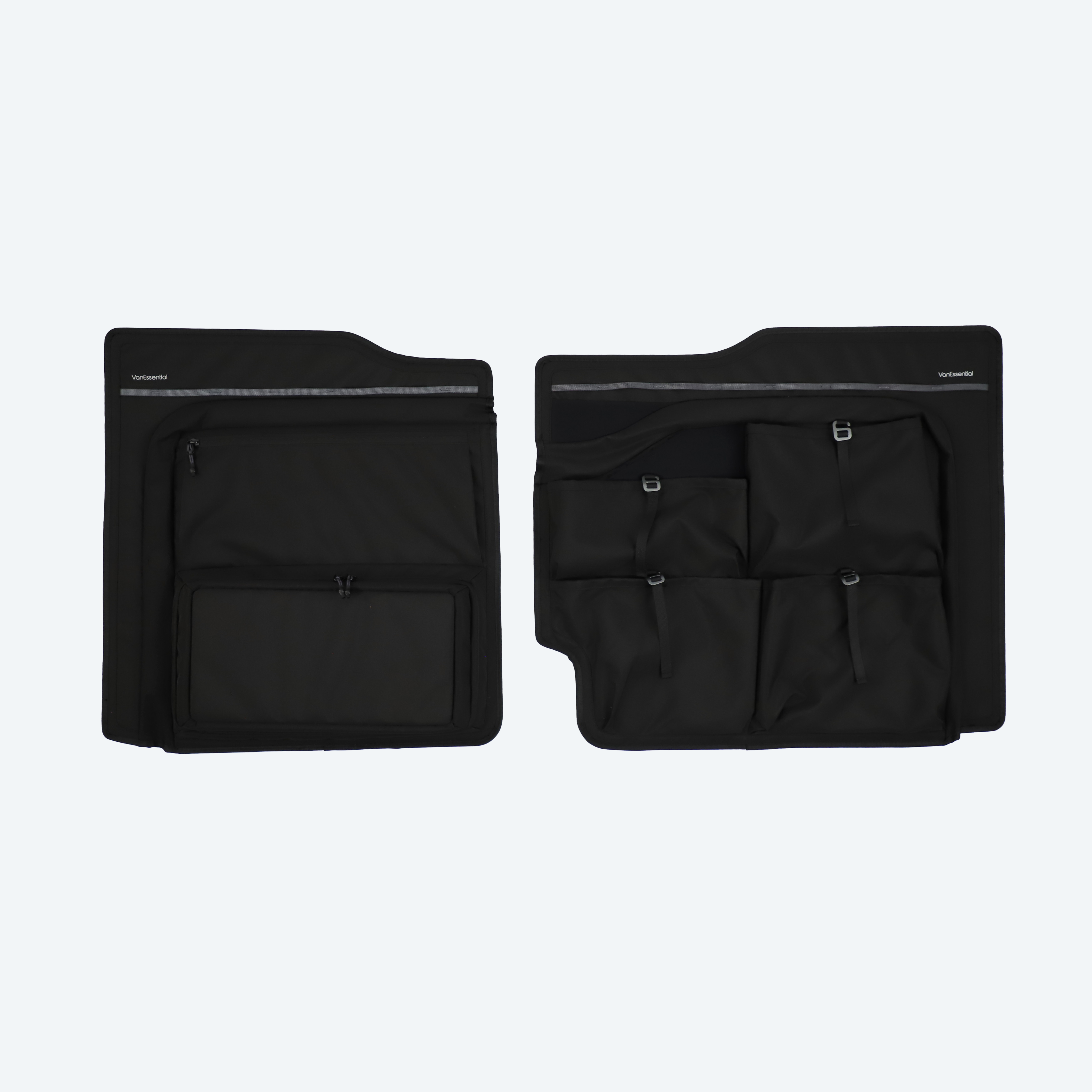VanEssential Ford Transit Lower Rear Door Storage Panels (Pair) - Rear-Door Organization
