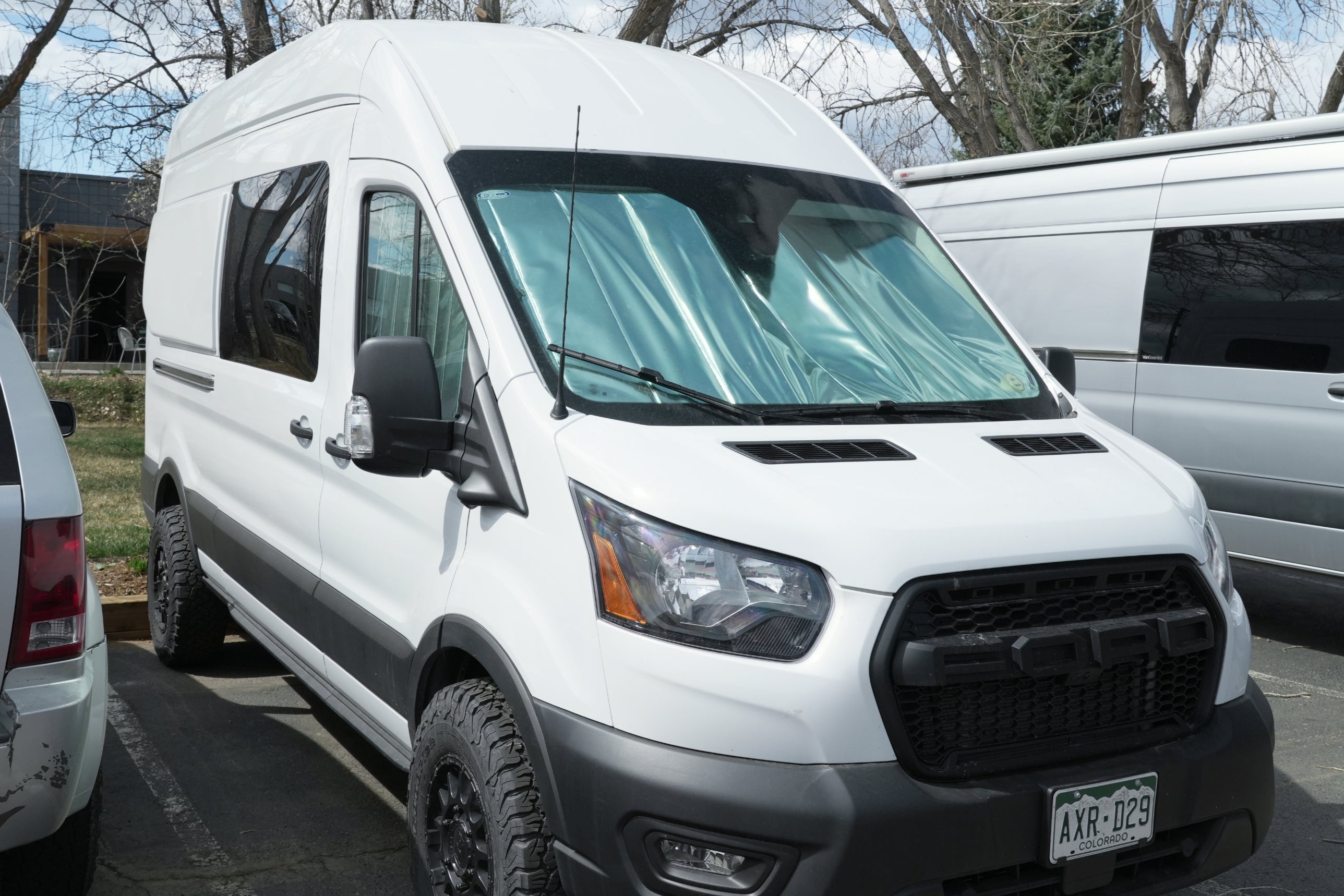 VanEssential Ford Transit Reflective Front Windshield Cover - Thermal Privacy