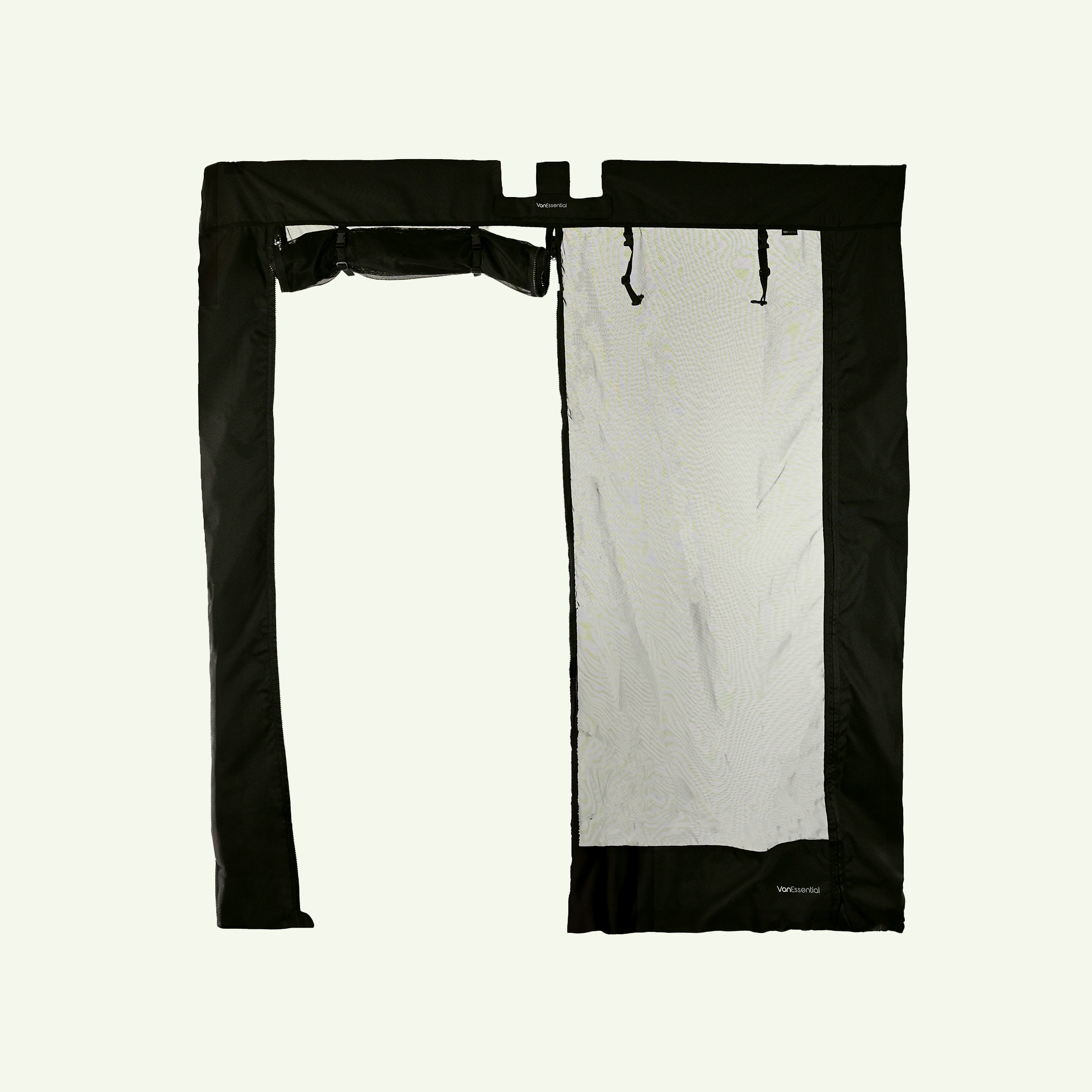 VanEssential Ram Promaster Bug Screen - Rear Door - Rear-Door Airflow