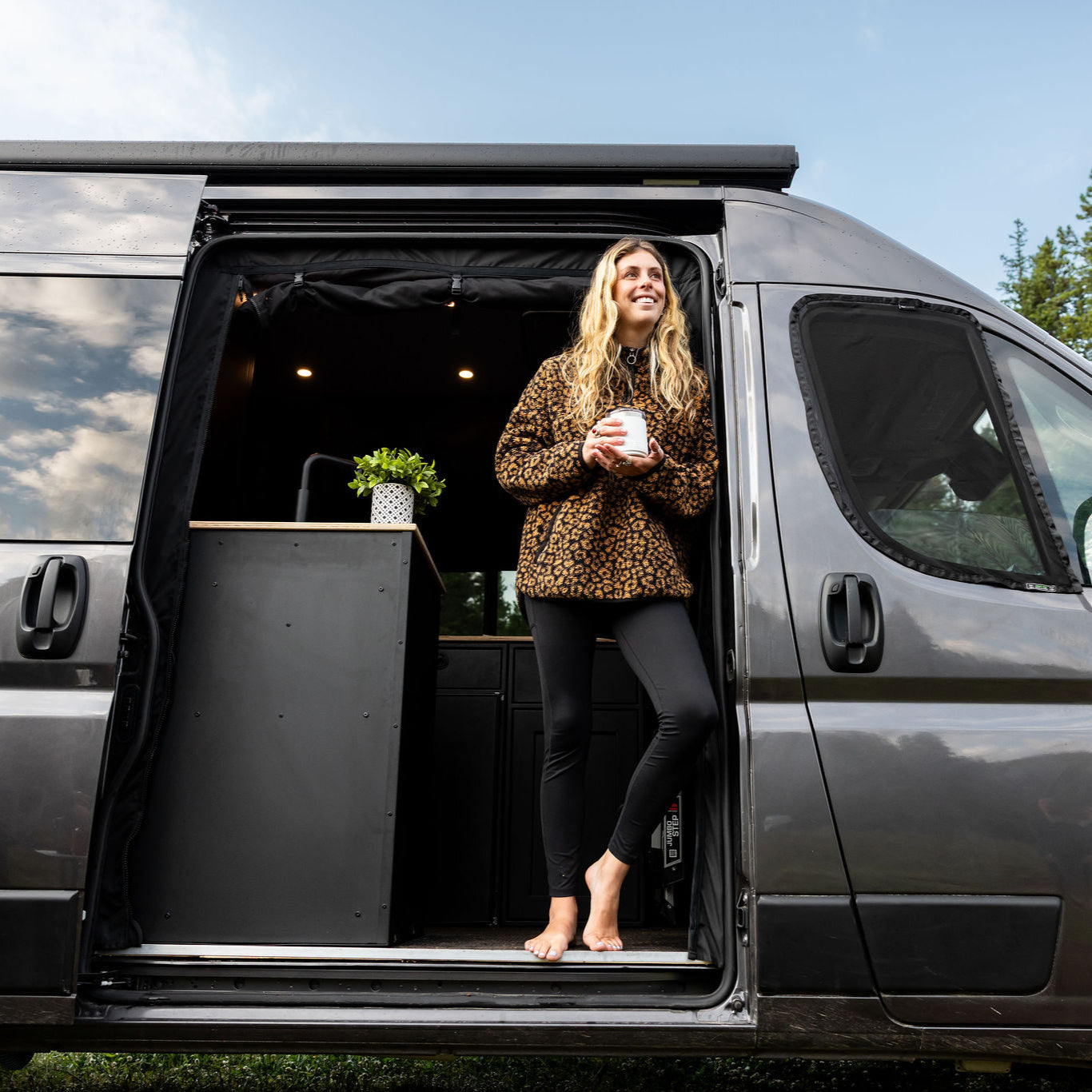 VanEssential Ram Promaster Bug Screen - Sliding Door - Sealed Slider Airflow