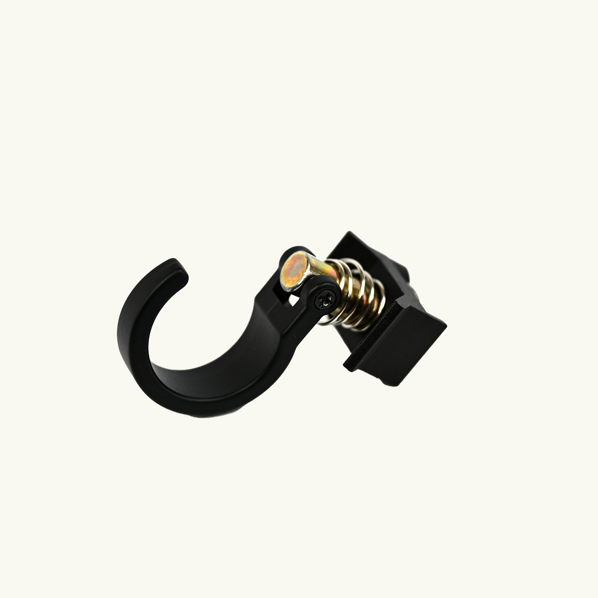 VanEssential Venture L-Track Spring Loaded Single Stud with Hook (2 Pack) - Adjustable L-Track Hardware
