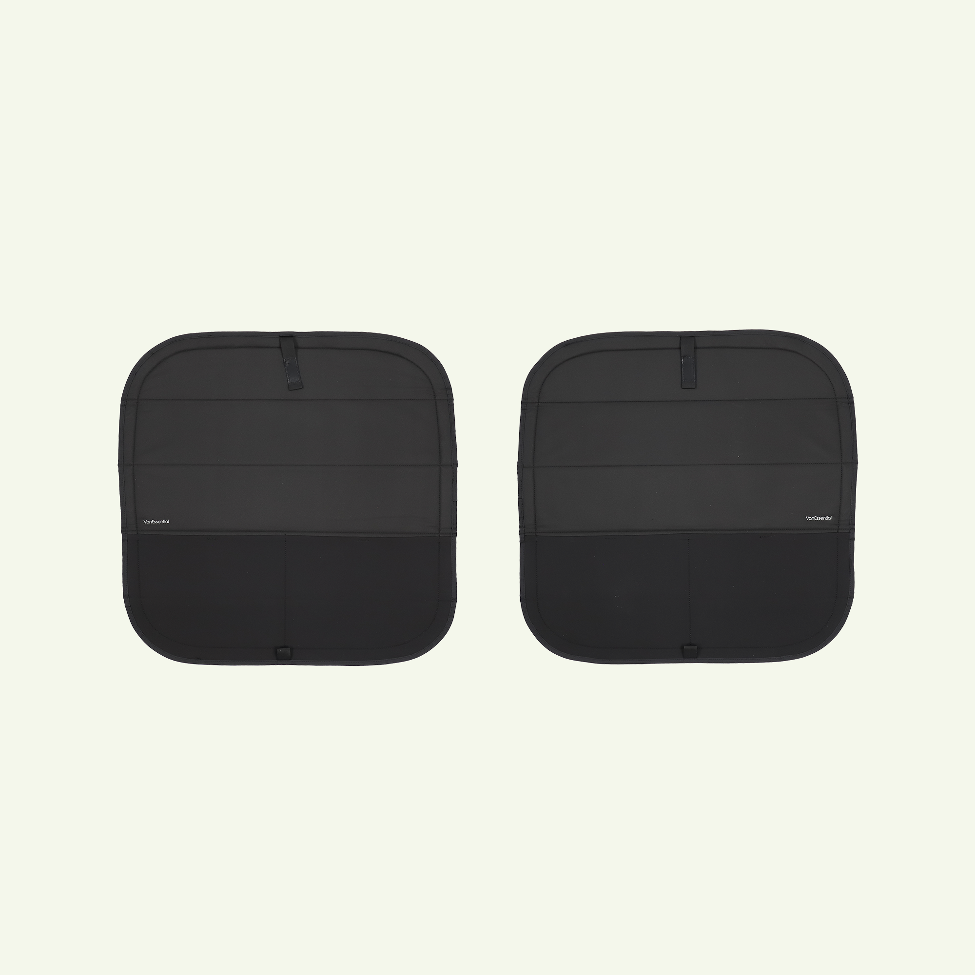VanEssential Ram Promaster Stealth Rear Door Window Covers (Pair) - Thermal Privacy
