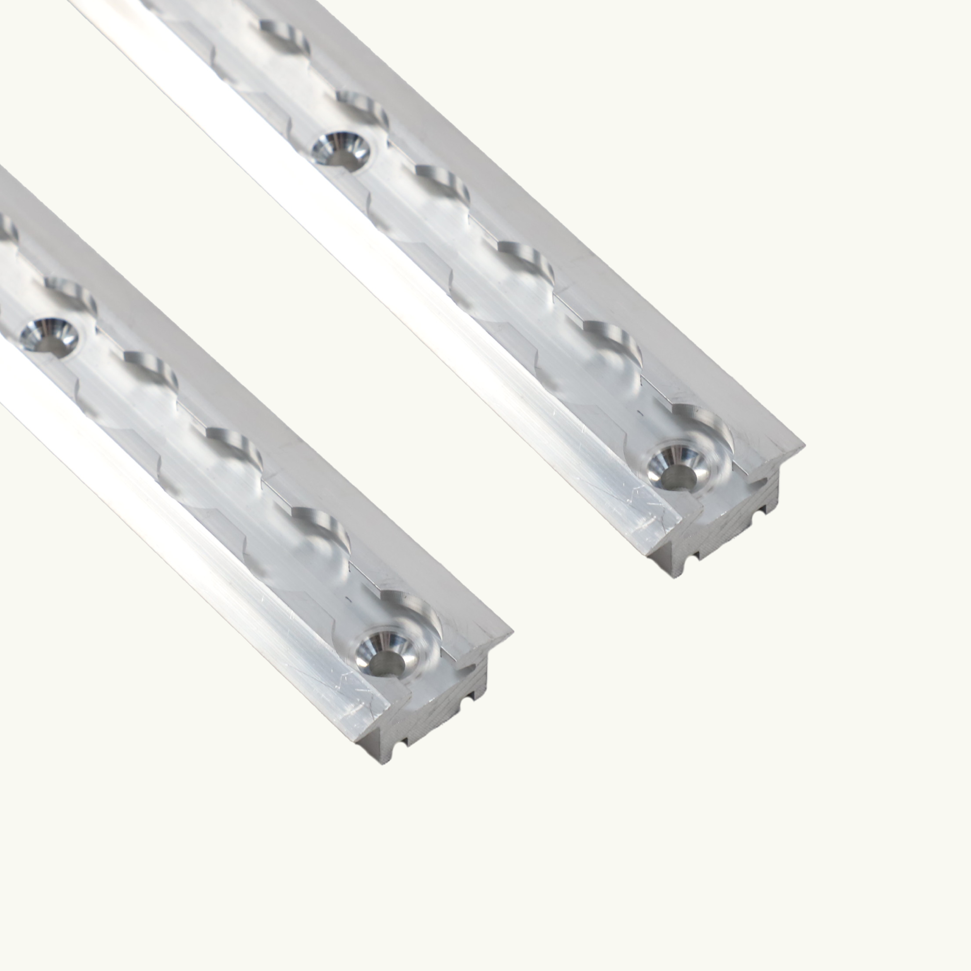 VanEssential Raw Recessed Deep Venture L-Track (2 Pack) - Modular Gear Rail