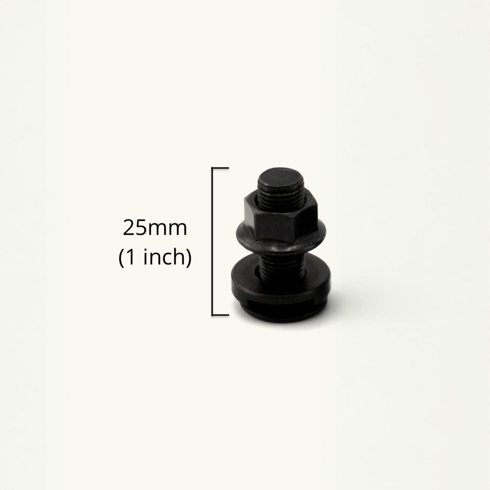 VanEssential Venture L-Track M10 Single Stud Bolts - 1 inch (25mm) - Adjustable Tie-Down Hardware - Adjustable L-Track Hardware