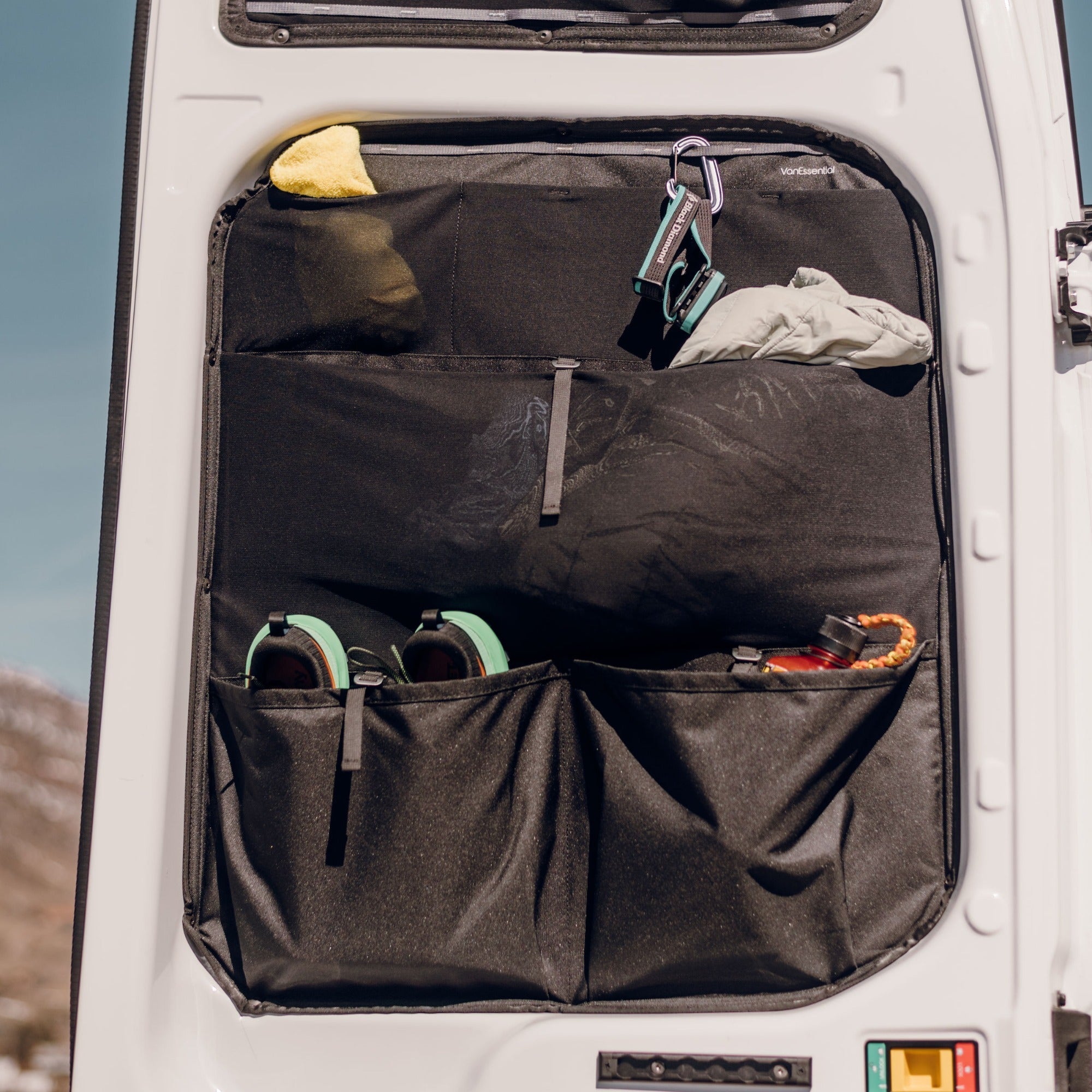 VanEssential Ford Transit Middle Rear Door Storage Panels (Pair) - Rear-Door Organization