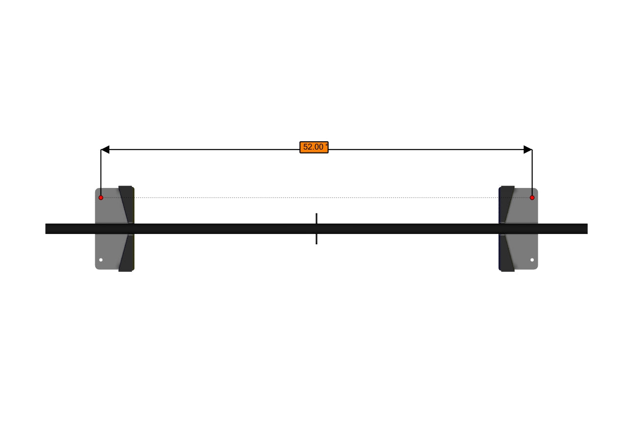 RB Components Sprinter High-Roof Bar - 12-Inch Lift