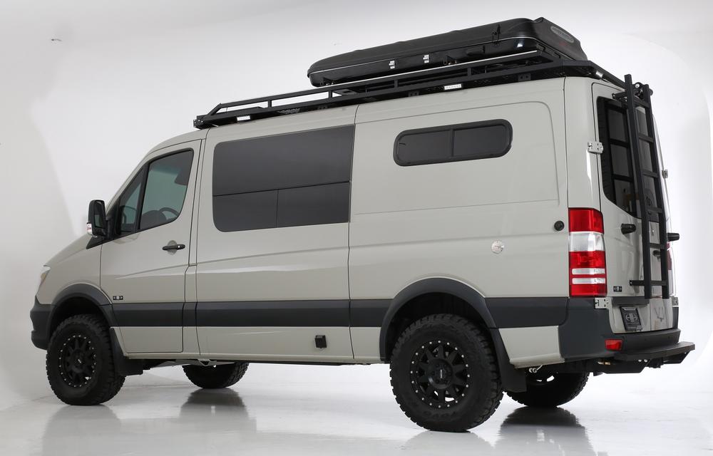 RB Components 2007+ Sprinter Low-Roof Rear Ladder - Driver Side