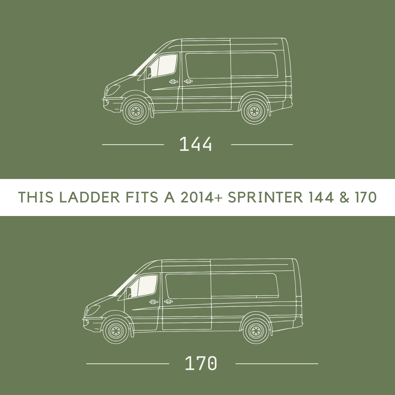 VANSPEED HIGH ROOF SIDE LADDER (2014+)