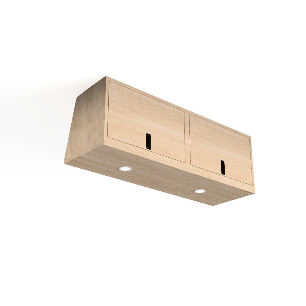SERG SUPPLY SQUARED OVERHEAD VAN CABINET