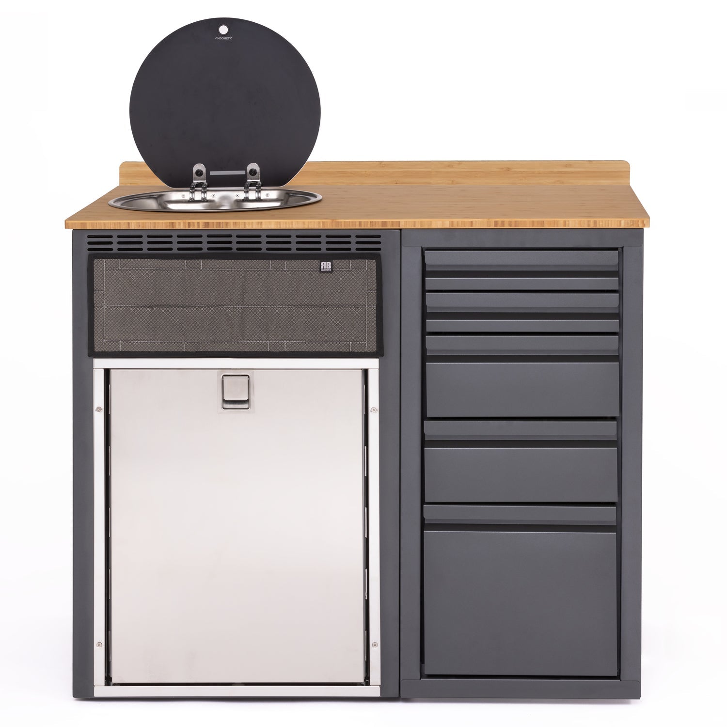 RB Components 42-Inch Isotherm 85 Galley - Drawer System