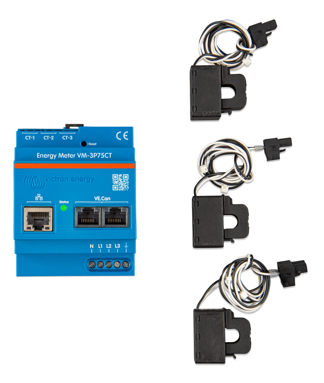 Victron REL200300100 Energy Meter VM-3P75CT - Energy Monitoring