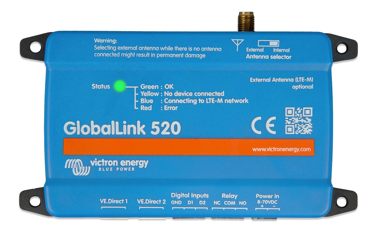 Victron ASS030543020 GlobalLink 520 for VE Direct Devices no Cerbo needed - System Monitoring