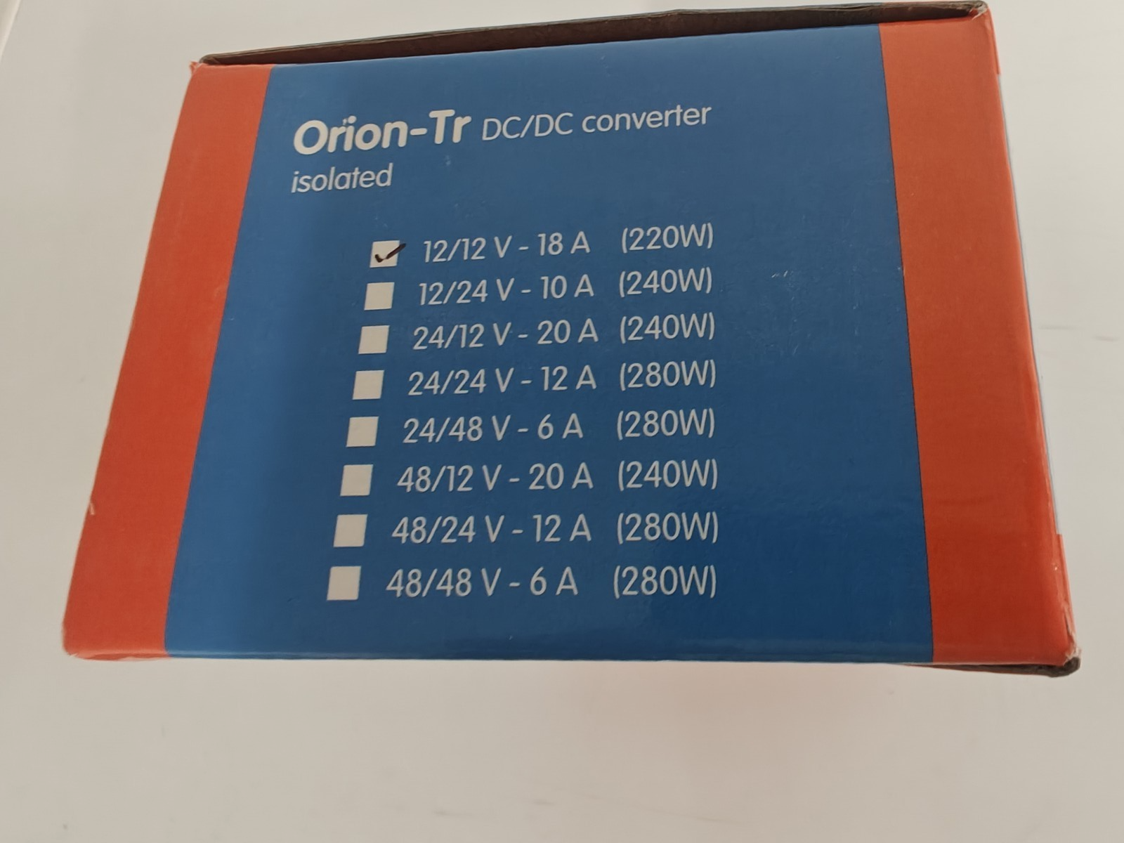 Victron ORI121222110 Orion-Tr 12/12-18A (220W) Isolated DC-DC converter - DC-DC Voltage Conversion