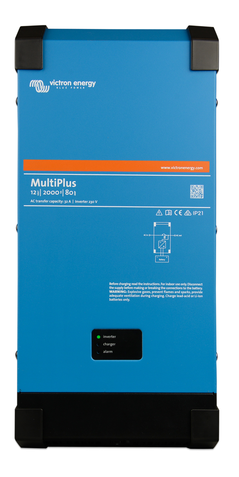 Victron PMP242200102 MultiPlus 24/2000/50-50 120V VE.Bus - Inverter Charger Power