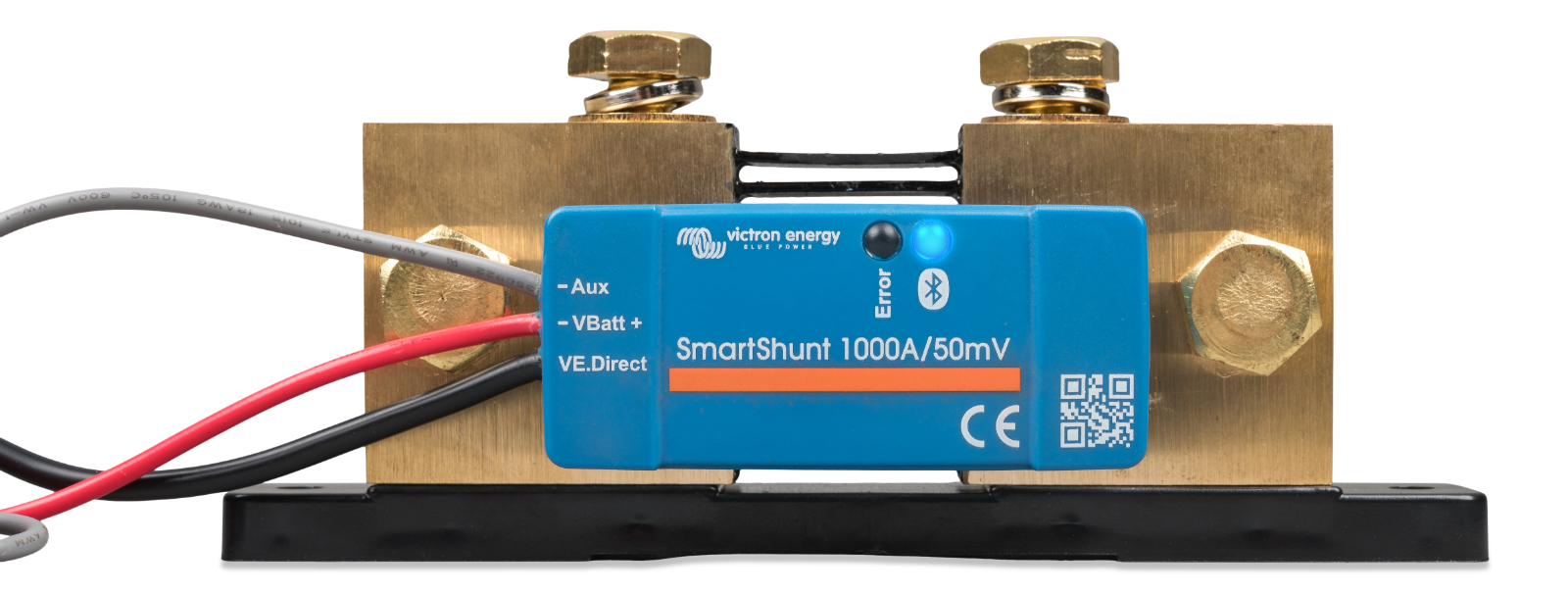 Victron SHU065220050 SmartShunt 2000A/50mV IP65 Bluetooth Smart Shunt - Battery Monitoring