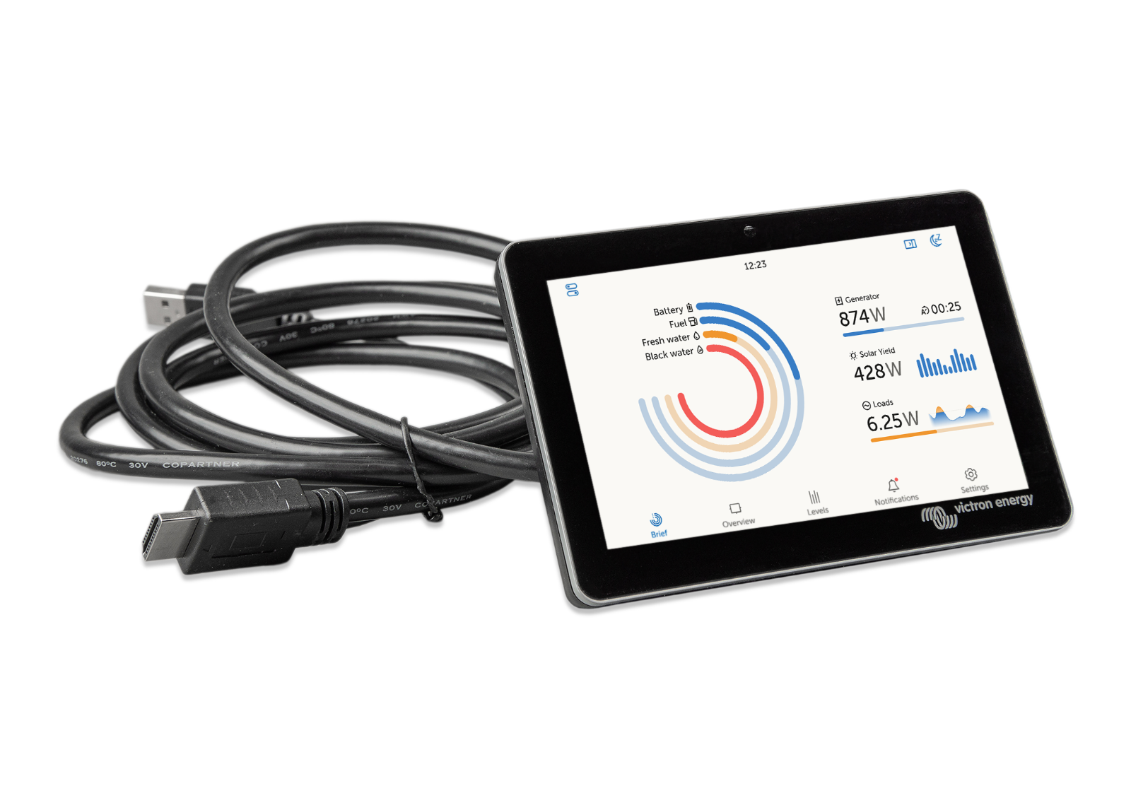 Victron BPP900455050 GX TOUCH 50 Touchscreen - System Monitoring
