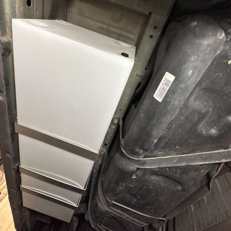 NORTHWEST CONVERSIONS TRANSIT 20-GALLON UNDERCARRIAGE WATER TANK (DRIVER SIDE) - 2015+