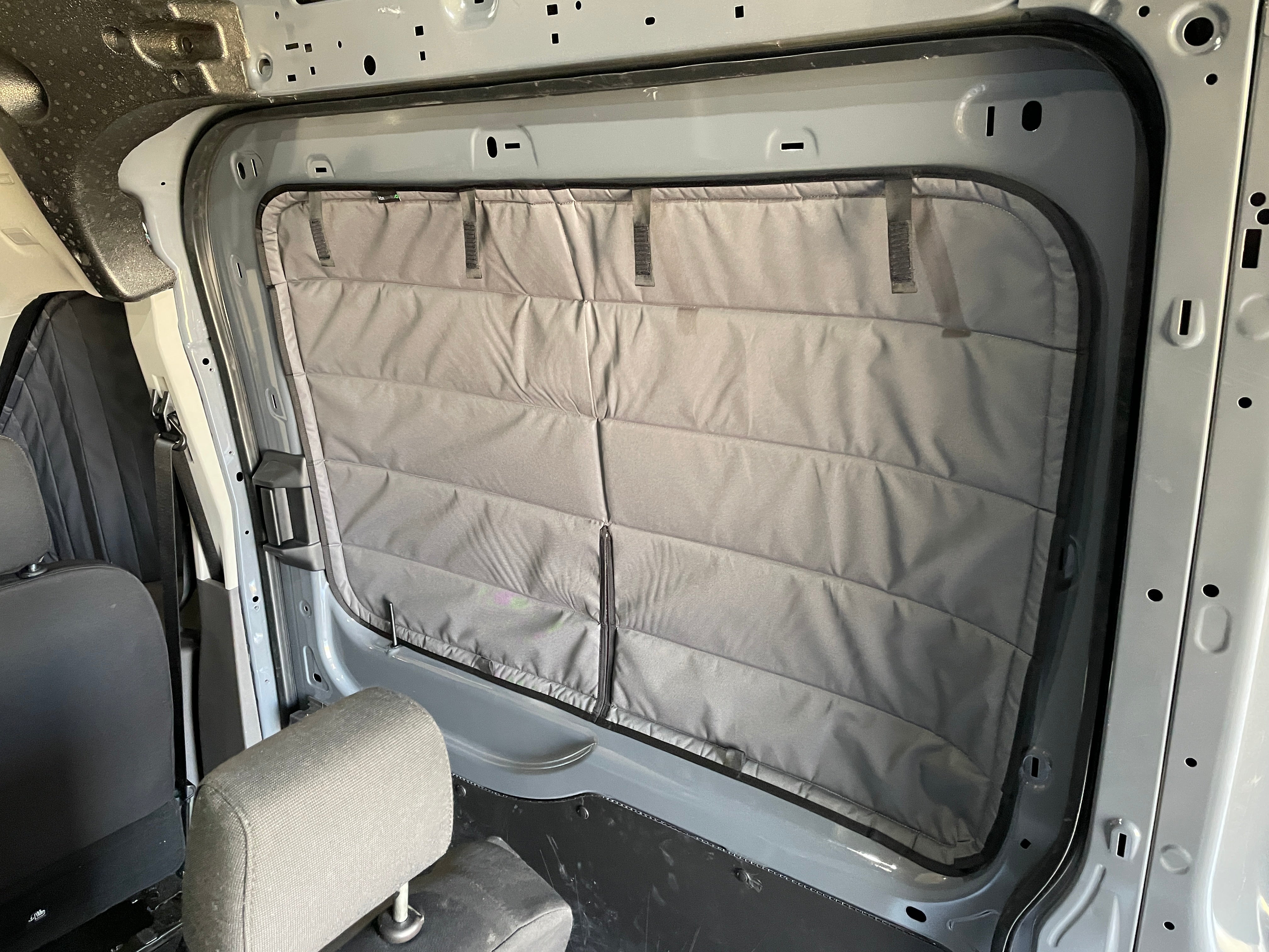 VanEssential Ford Transit Stealth Sliding Door Window Cover - Thermal Privacy