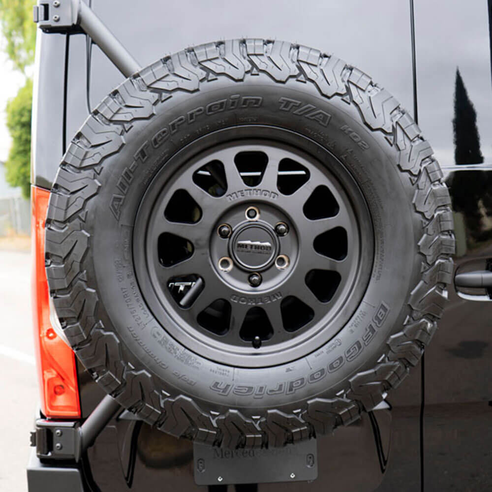 Tec Vanlife 2019+ Sprinter Tire Carrier - Rear Door Mount