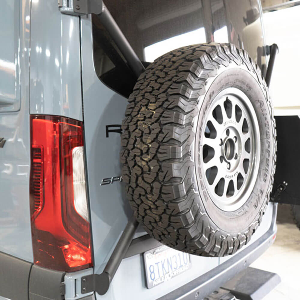 Tec Vanlife 2019+ Sprinter Tire Carrier - Rear Door Mount