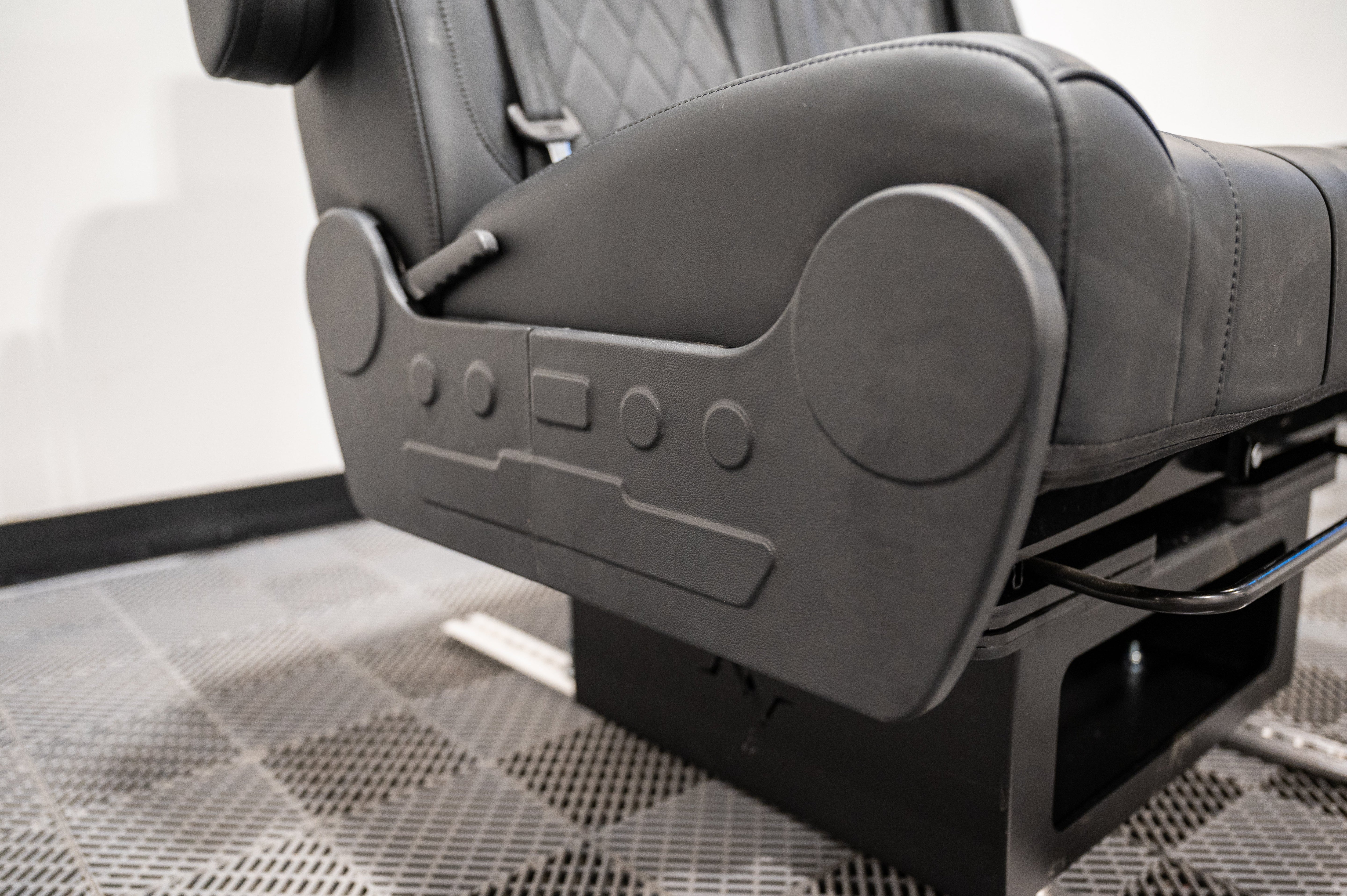 Alpine Van Works Dual-Fold Double Bench-to-Bed Seat - Flexible Seating