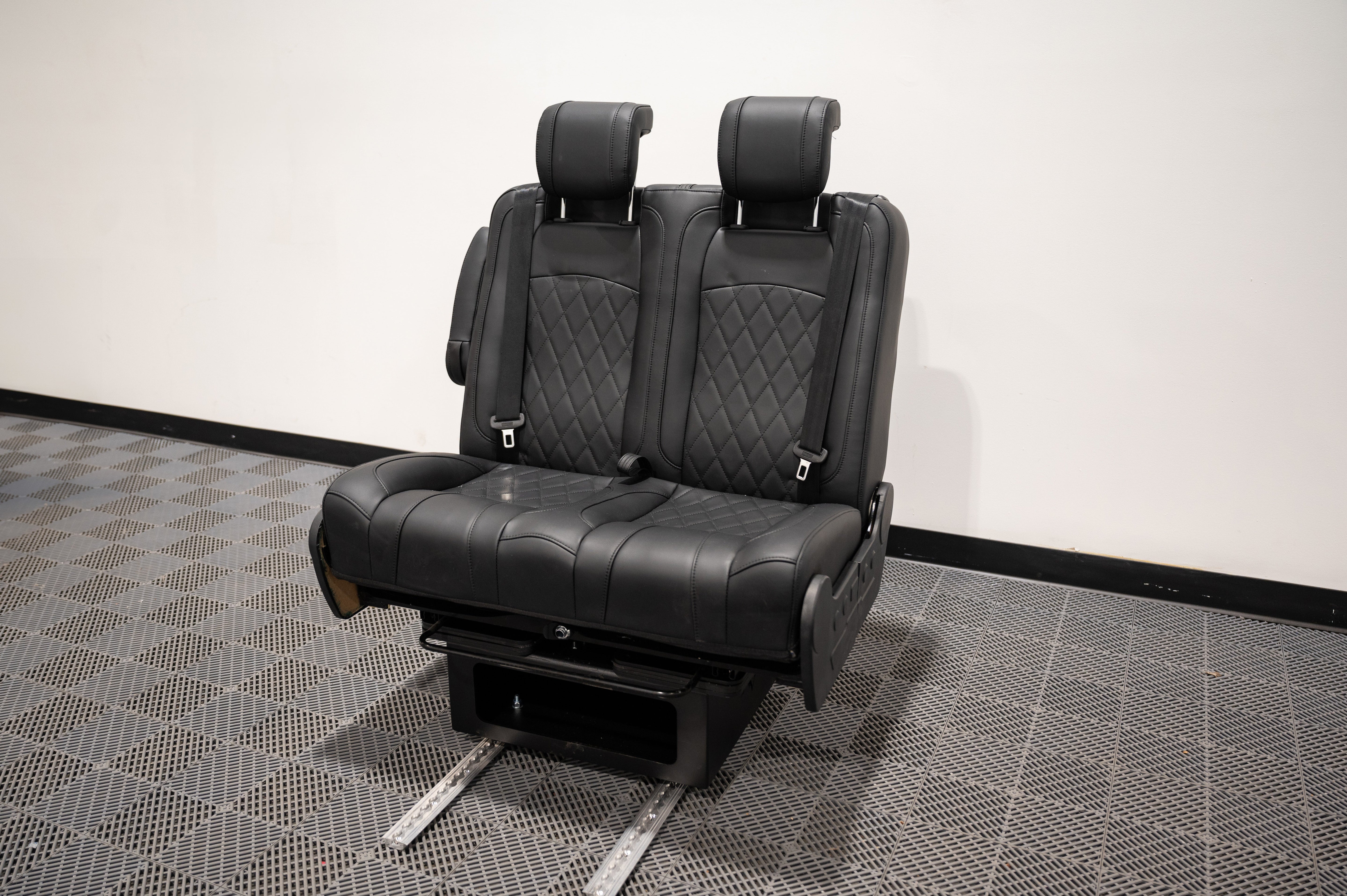 Alpine Van Works Dual-Fold Double Bench-to-Bed Seat - Flexible Seating