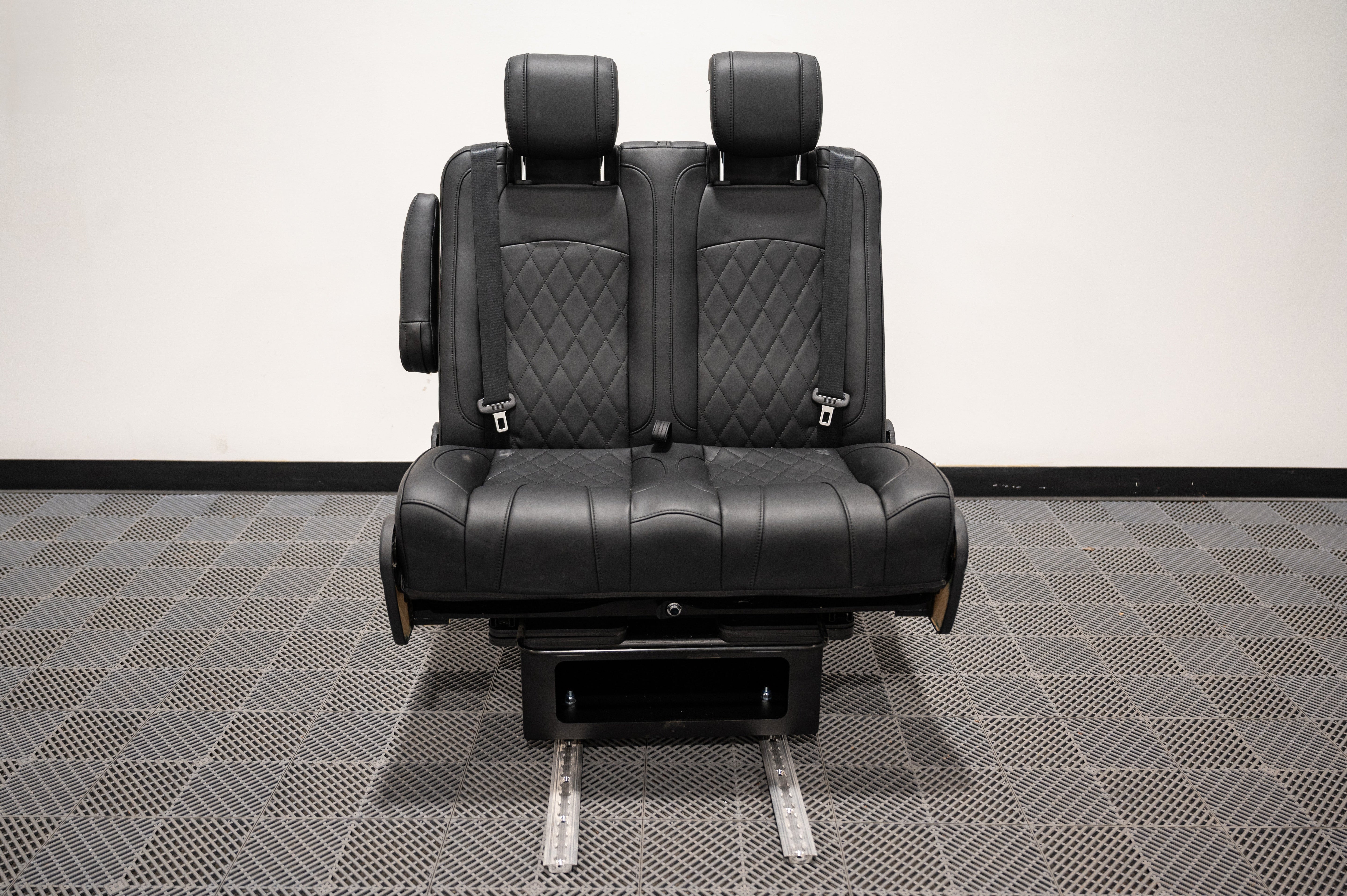 Alpine Van Works Dual-Fold Double Bench-to-Bed Seat - Flexible Seating