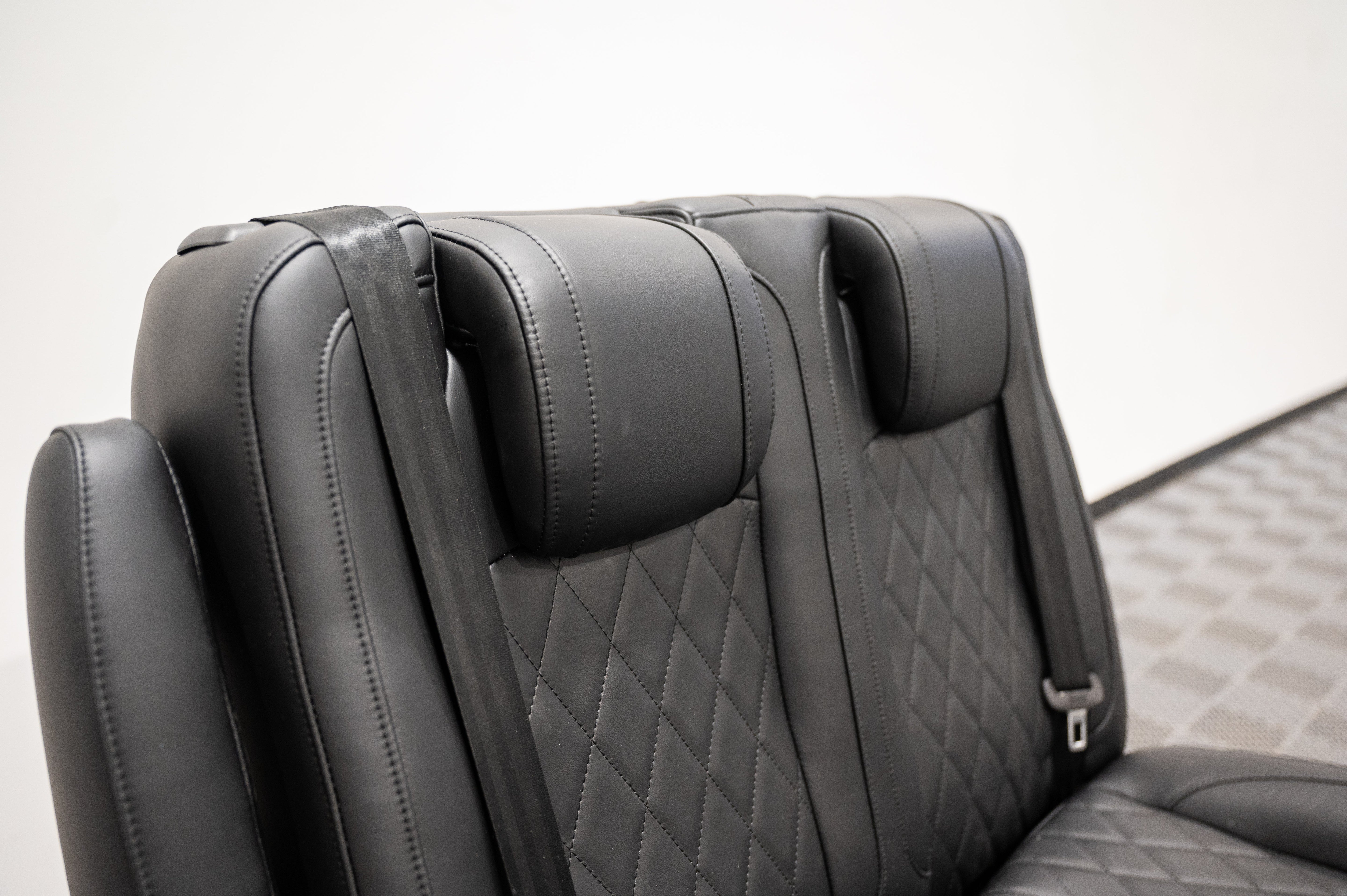 Alpine Van Works Dual-Fold Double Bench-to-Bed Seat - Flexible Seating