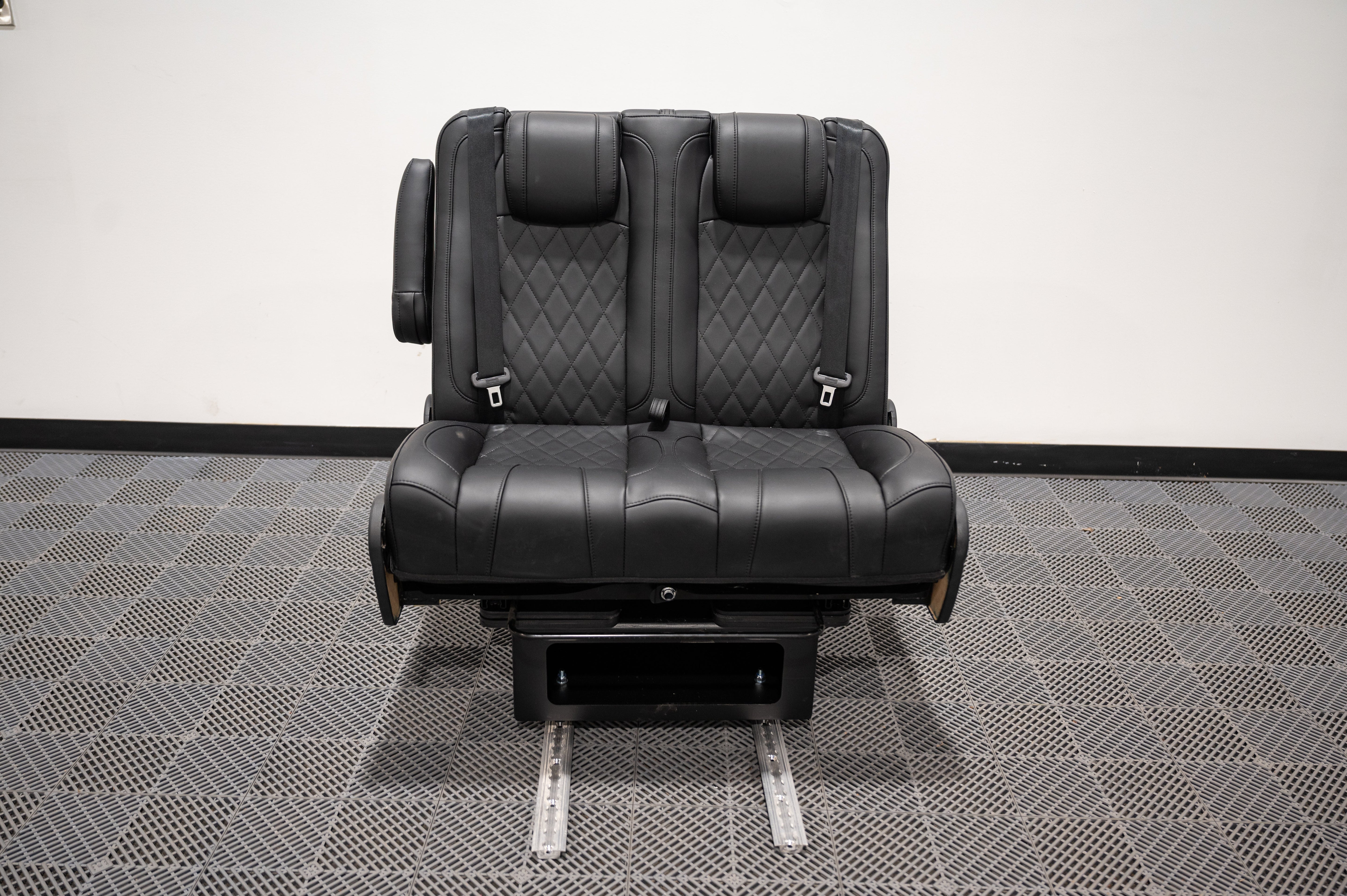 Alpine Van Works Dual-Fold Double Bench-to-Bed Seat - Flexible Seating